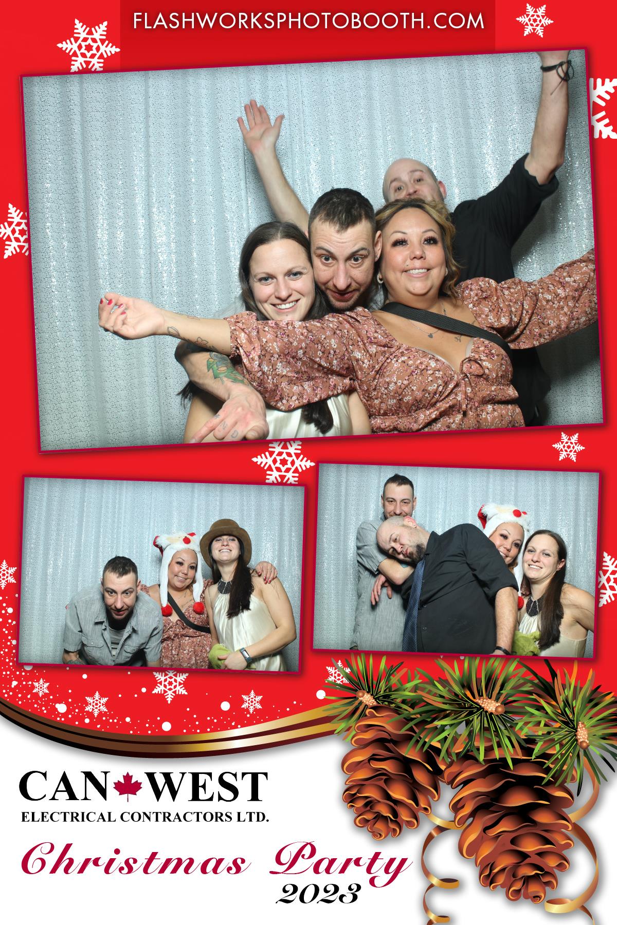 Can West Christmas 2023 | View more photos from the event at v1.boothgallery.com/u/FlashworksPhotoboothInc/Can-West-Christmas-2023