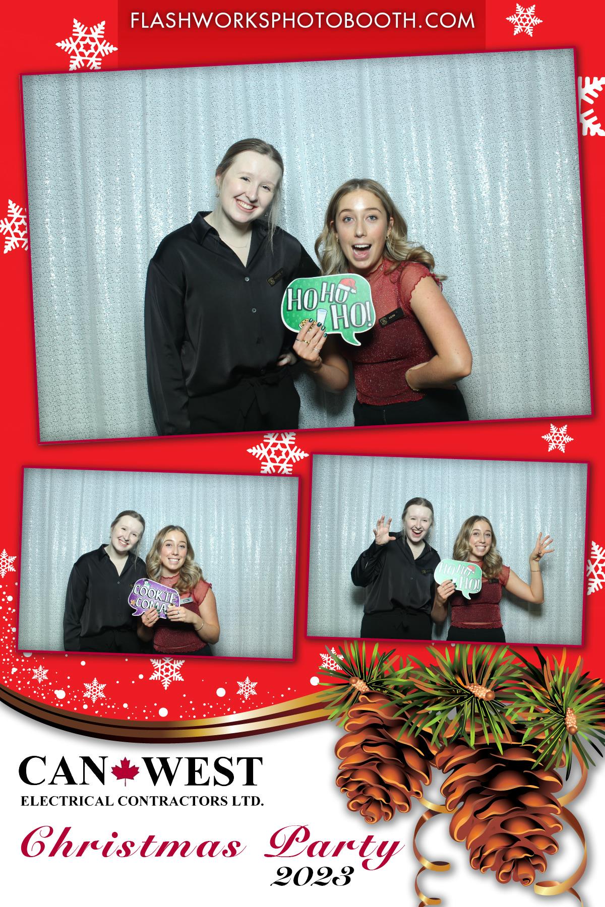 Can West Christmas 2023 | View more photos from the event at gallery.flashworksphotobooth.com/u/FlashworksPhotoboothInc/Can-West-Christmas-2023