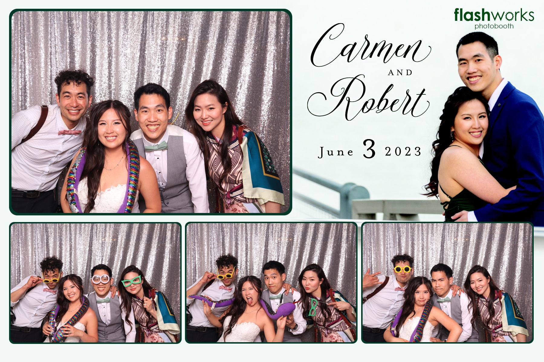 Carmen and Robert's Wedding | View more photos from the event at gallery.flashworksphotobooth.com/u/FlashworksPhotoboothInc/Carmen-and-Roberts-Wedding