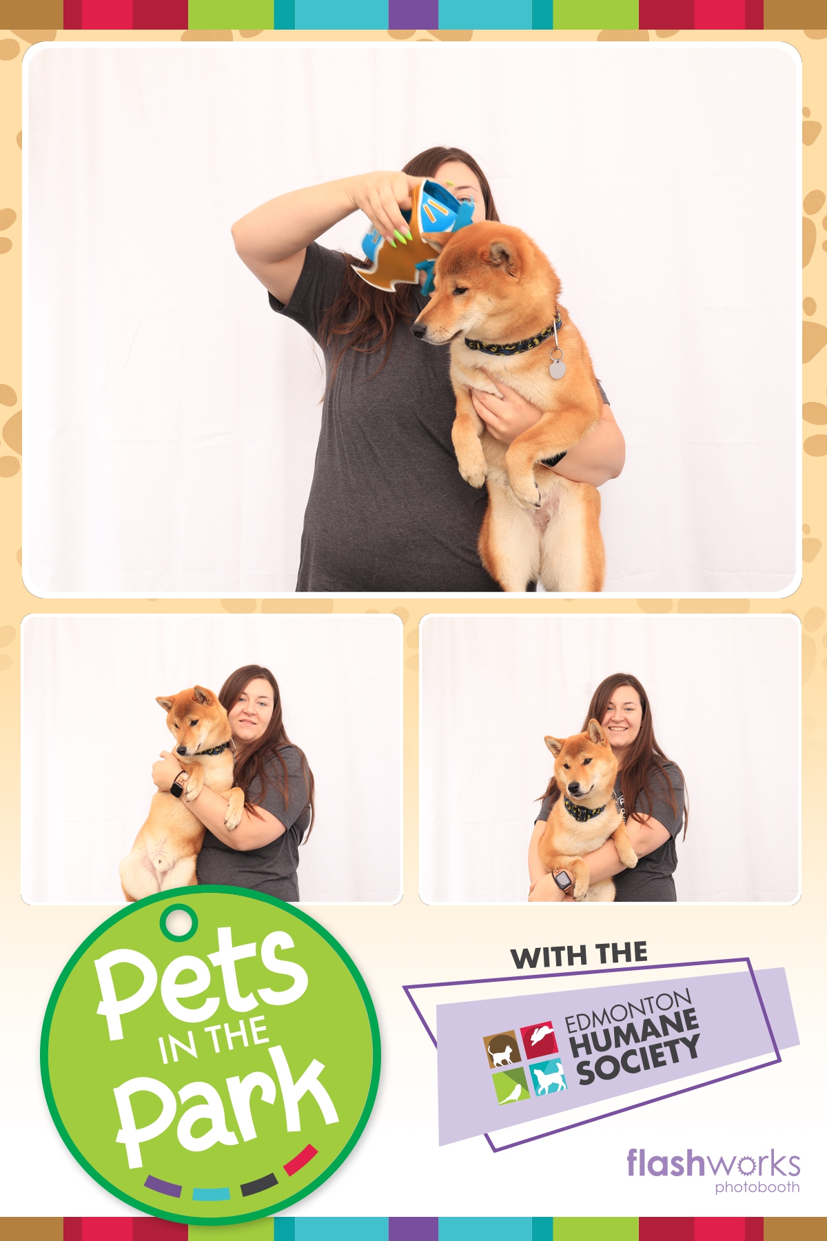 Edmonton Humane Society Pets in the Park | View more photos from the event at gallery.flashworksphotobooth.com/u/FlashworksPhotoboothInc/Edmonton-Humane-Society-Pets-in-the-Park