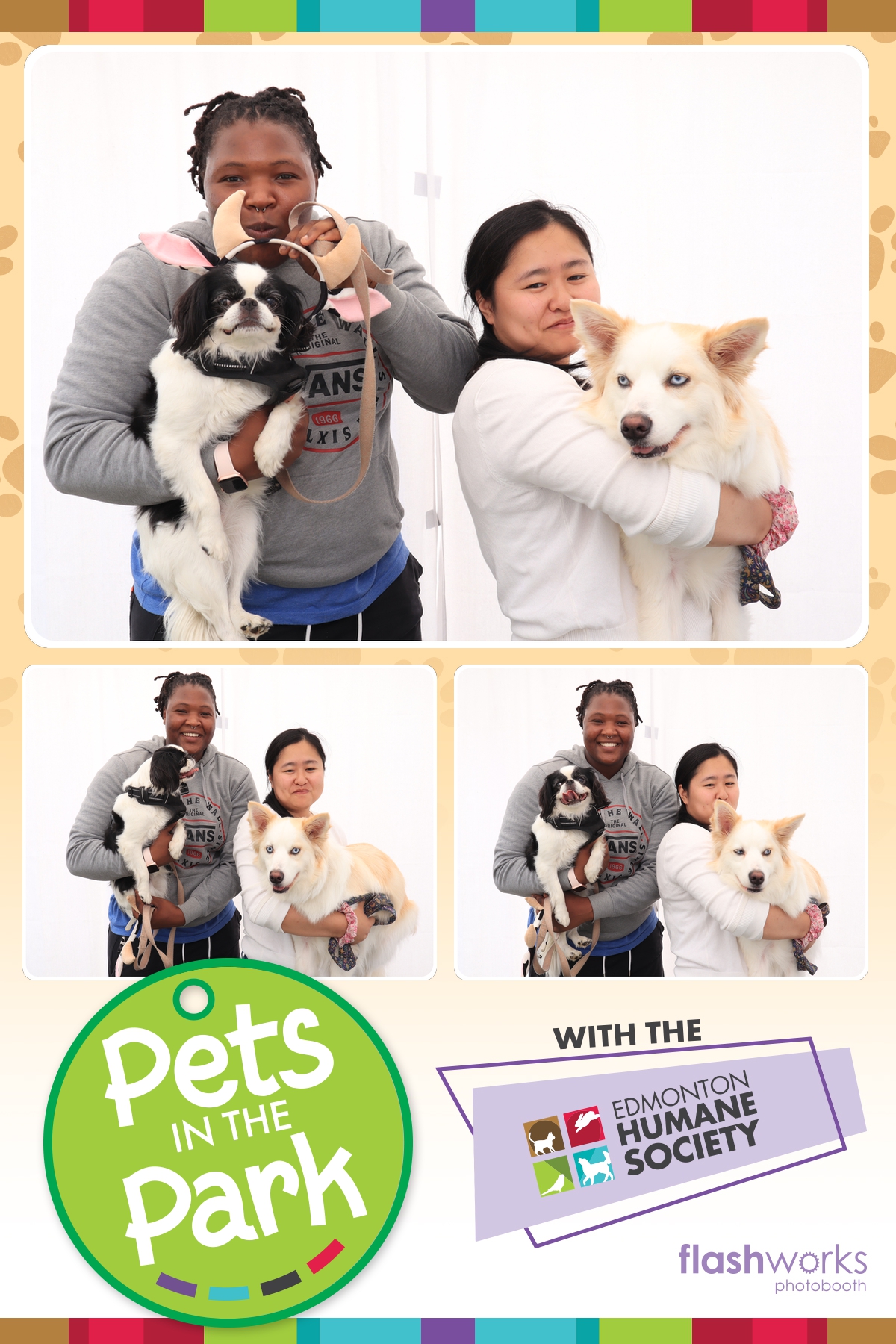 Edmonton Humane Society Pets in the Park | View more photos from the event at gallery.flashworksphotobooth.com/u/FlashworksPhotoboothInc/Edmonton-Humane-Society-Pets-in-the-Park