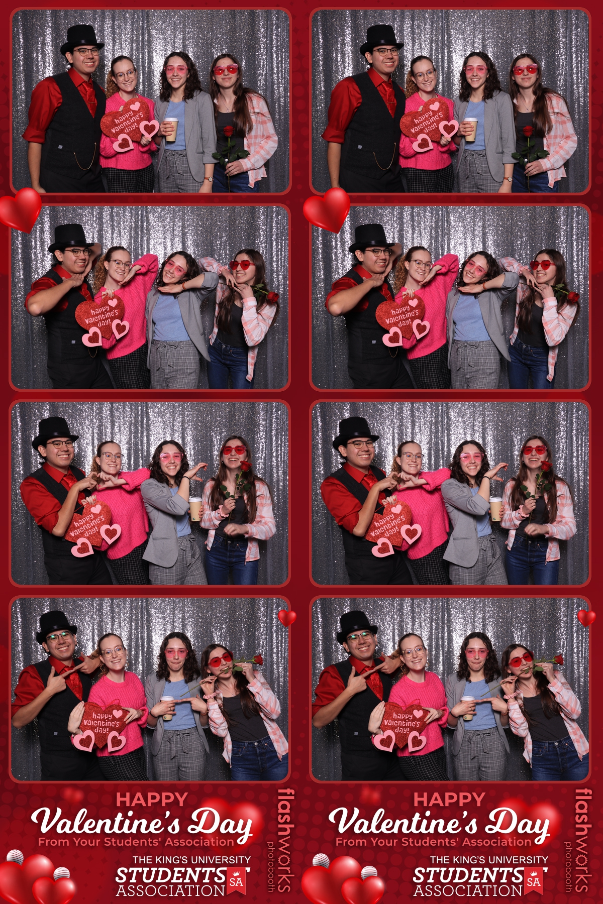 King's University Students' Association Valentine's Day Photo Booth | View more photos from the event at gallery.flashworksphotobooth.com/u/FlashworksPhotoboothInc/Kings-University-Students-Association-Valentines-Day-Photo-Booth