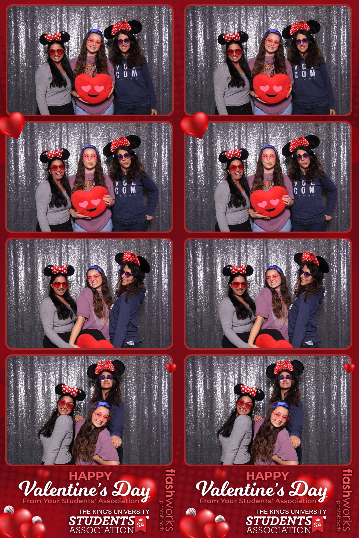 King's University Students' Association Valentine's Day Photo Booth | View more photos from the event at gallery.flashworksphotobooth.com/u/FlashworksPhotoboothInc/Kings-University-Students-Association-Valentines-Day-Photo-Booth