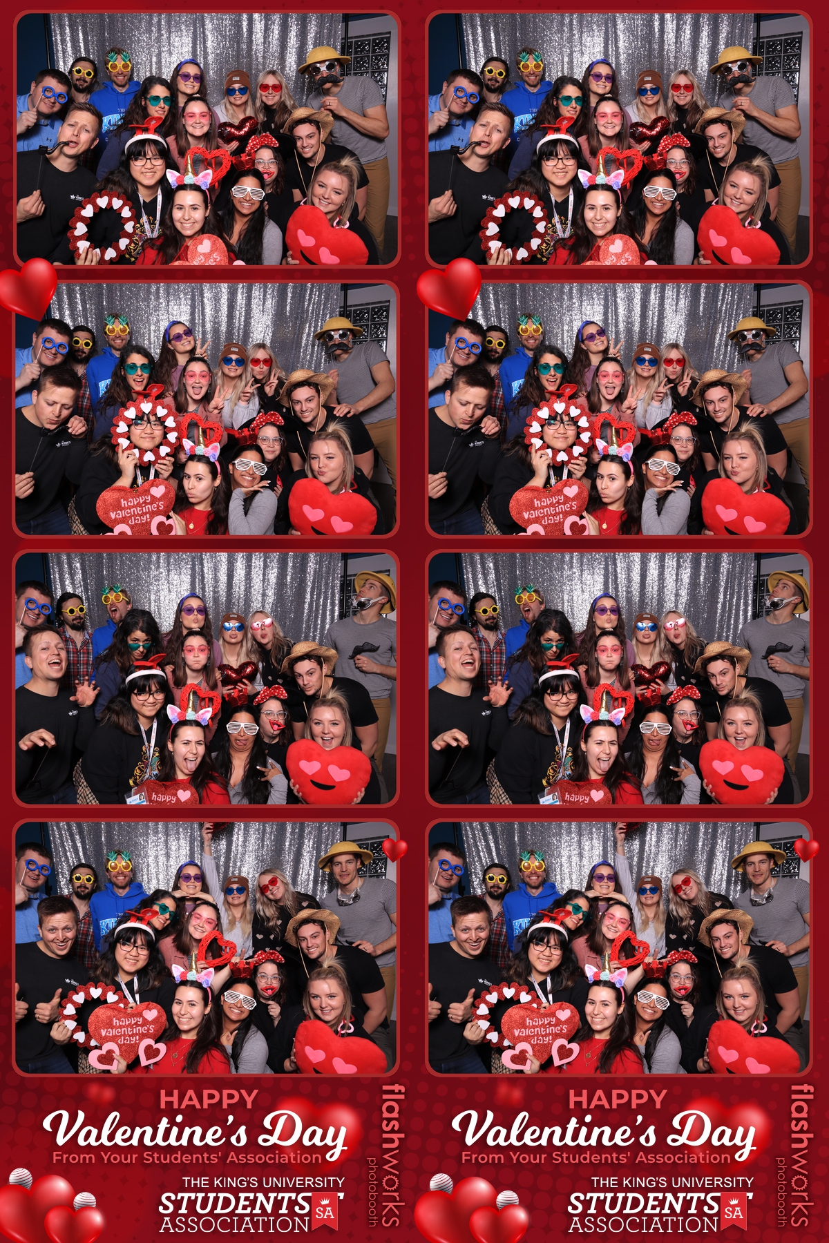 King's University Students' Association Valentine's Day Photo Booth | View more photos from the event at gallery.flashworksphotobooth.com/u/FlashworksPhotoboothInc/Kings-University-Students-Association-Valentines-Day-Photo-Booth