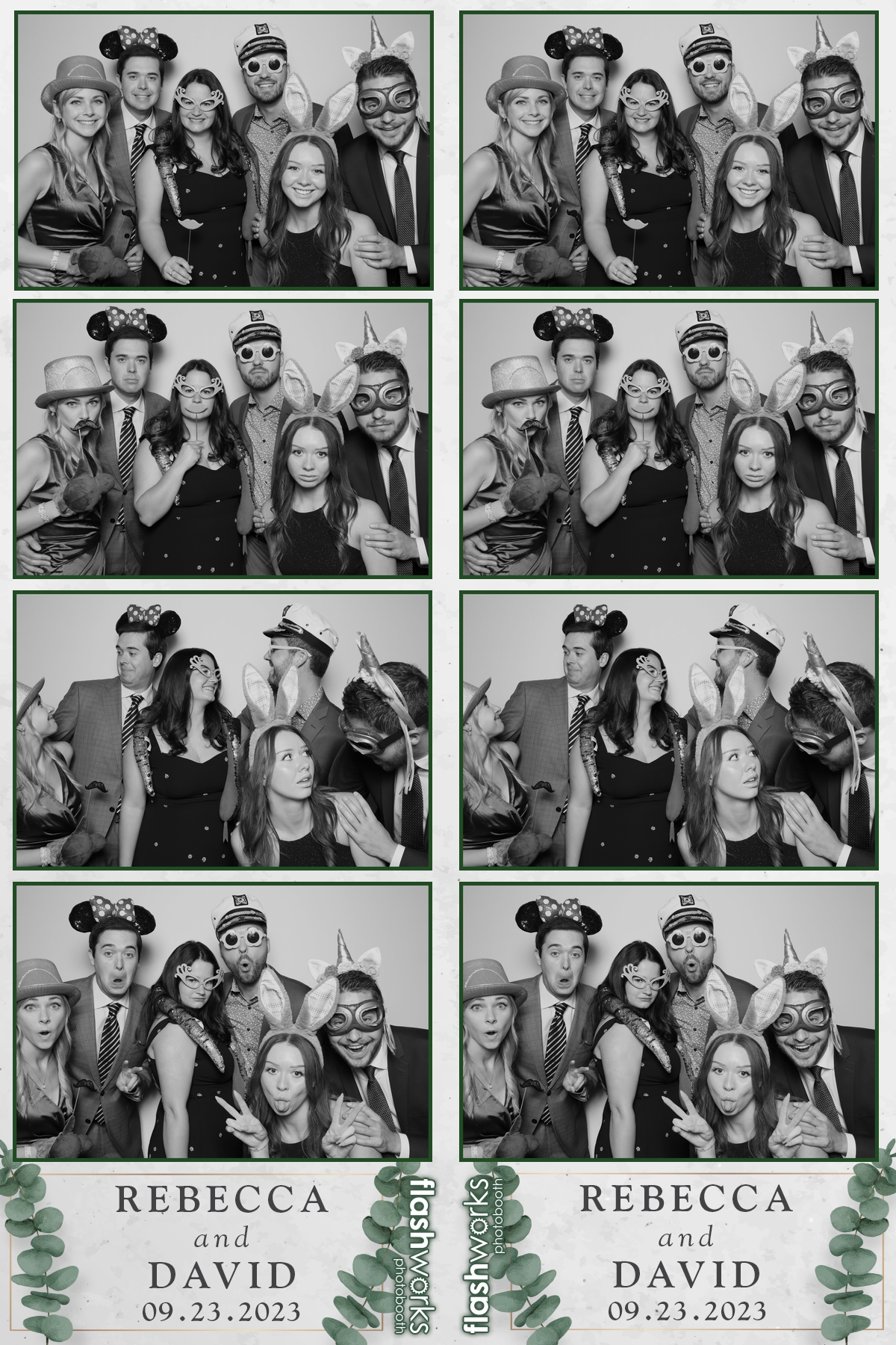 Rebecca & David's Wedding | View more photos from the event at gallery.flashworksphotobooth.com/u/FlashworksPhotoboothInc/Rebecca-Davids-Wedding