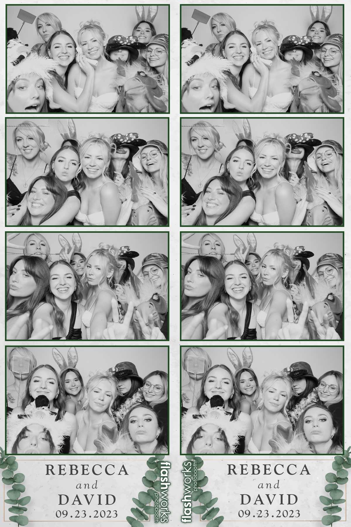 Rebecca & David's Wedding | View more photos from the event at gallery.flashworksphotobooth.com/u/FlashworksPhotoboothInc/Rebecca-Davids-Wedding