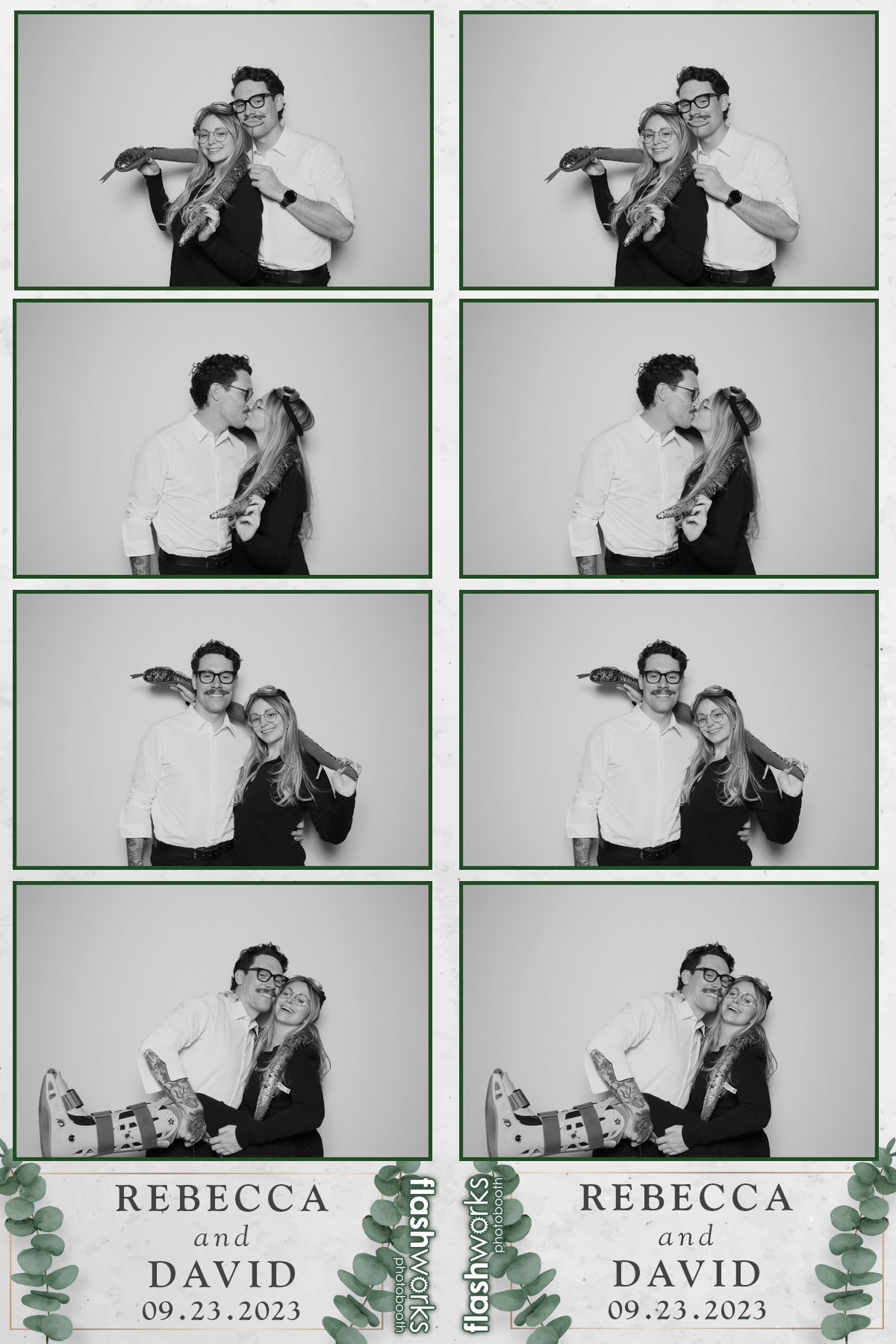 Rebecca & David's Wedding | View more photos from the event at gallery.flashworksphotobooth.com/u/FlashworksPhotoboothInc/Rebecca-Davids-Wedding