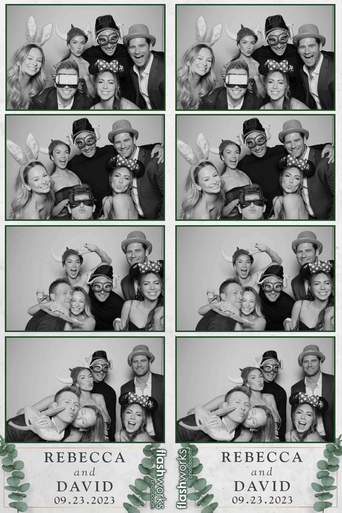 Rebecca & David's Wedding | View more photos from the event at gallery.flashworksphotobooth.com/u/FlashworksPhotoboothInc/Rebecca-Davids-Wedding