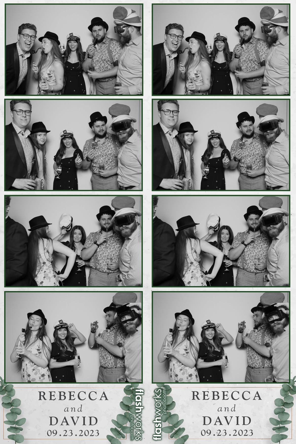 Rebecca & David's Wedding | View more photos from the event at gallery.flashworksphotobooth.com/u/FlashworksPhotoboothInc/Rebecca-Davids-Wedding