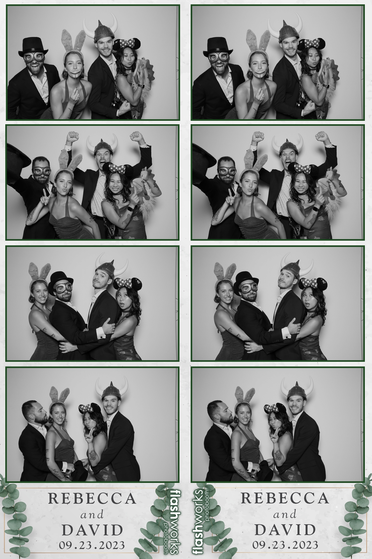 Rebecca & David's Wedding | View more photos from the event at gallery.flashworksphotobooth.com/u/FlashworksPhotoboothInc/Rebecca-Davids-Wedding