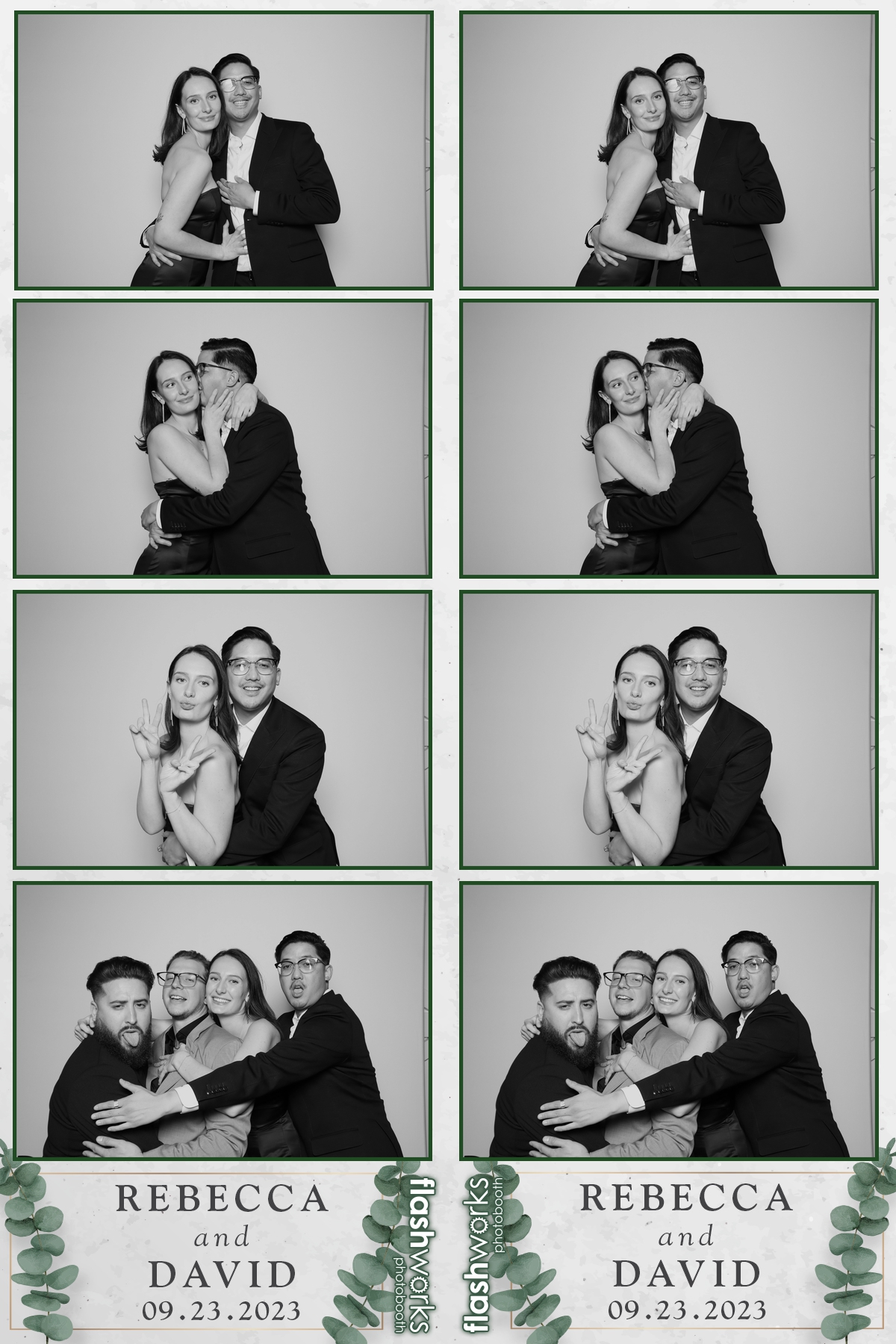Rebecca & David's Wedding | View more photos from the event at gallery.flashworksphotobooth.com/u/FlashworksPhotoboothInc/Rebecca-Davids-Wedding