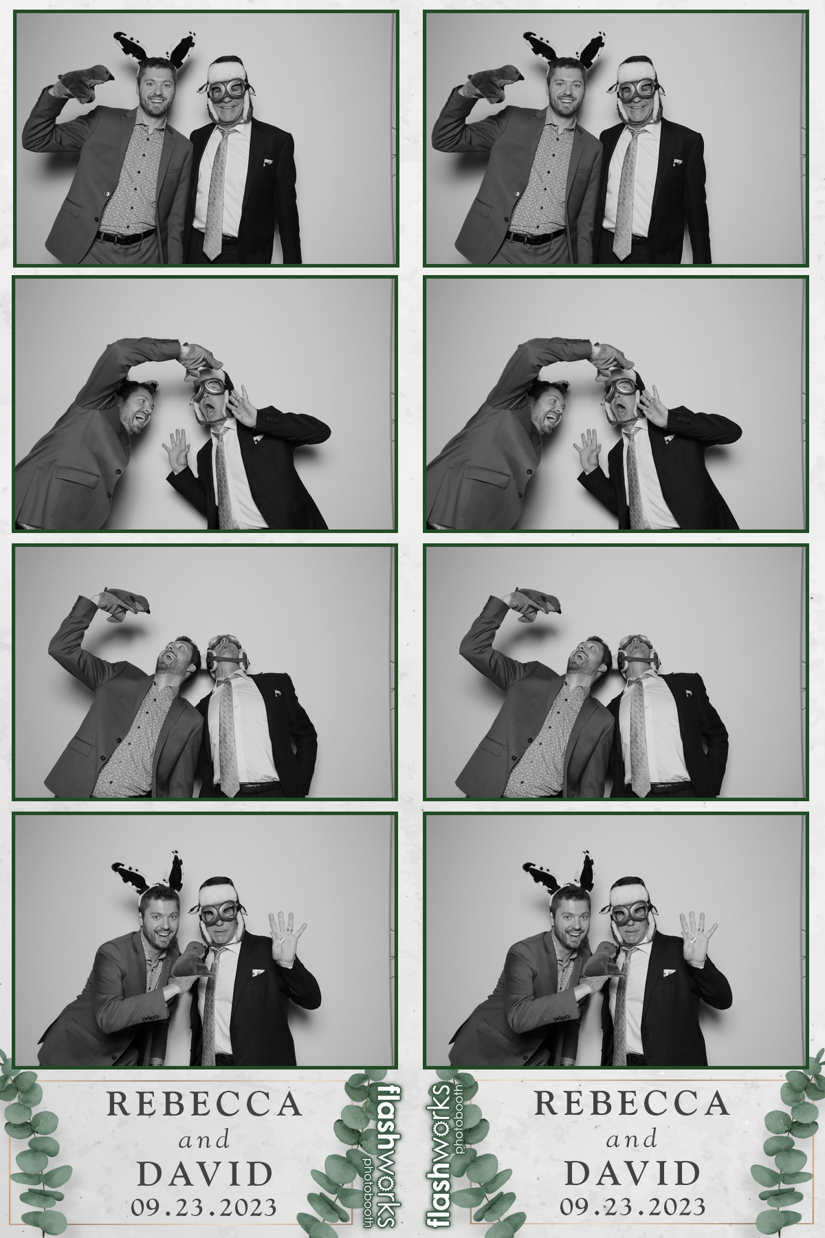 Rebecca & David's Wedding | View more photos from the event at gallery.flashworksphotobooth.com/u/FlashworksPhotoboothInc/Rebecca-Davids-Wedding