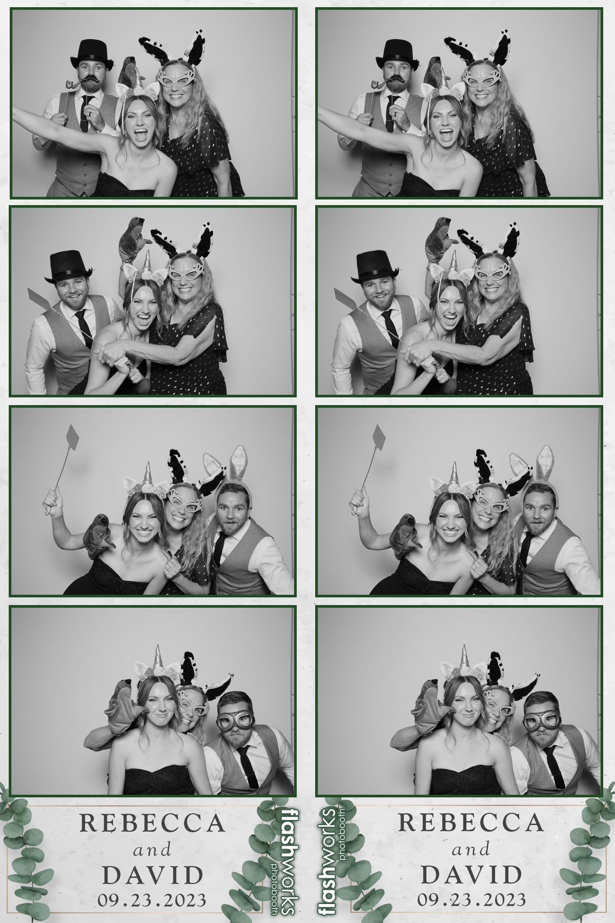 Rebecca & David's Wedding | View more photos from the event at gallery.flashworksphotobooth.com/u/FlashworksPhotoboothInc/Rebecca-Davids-Wedding