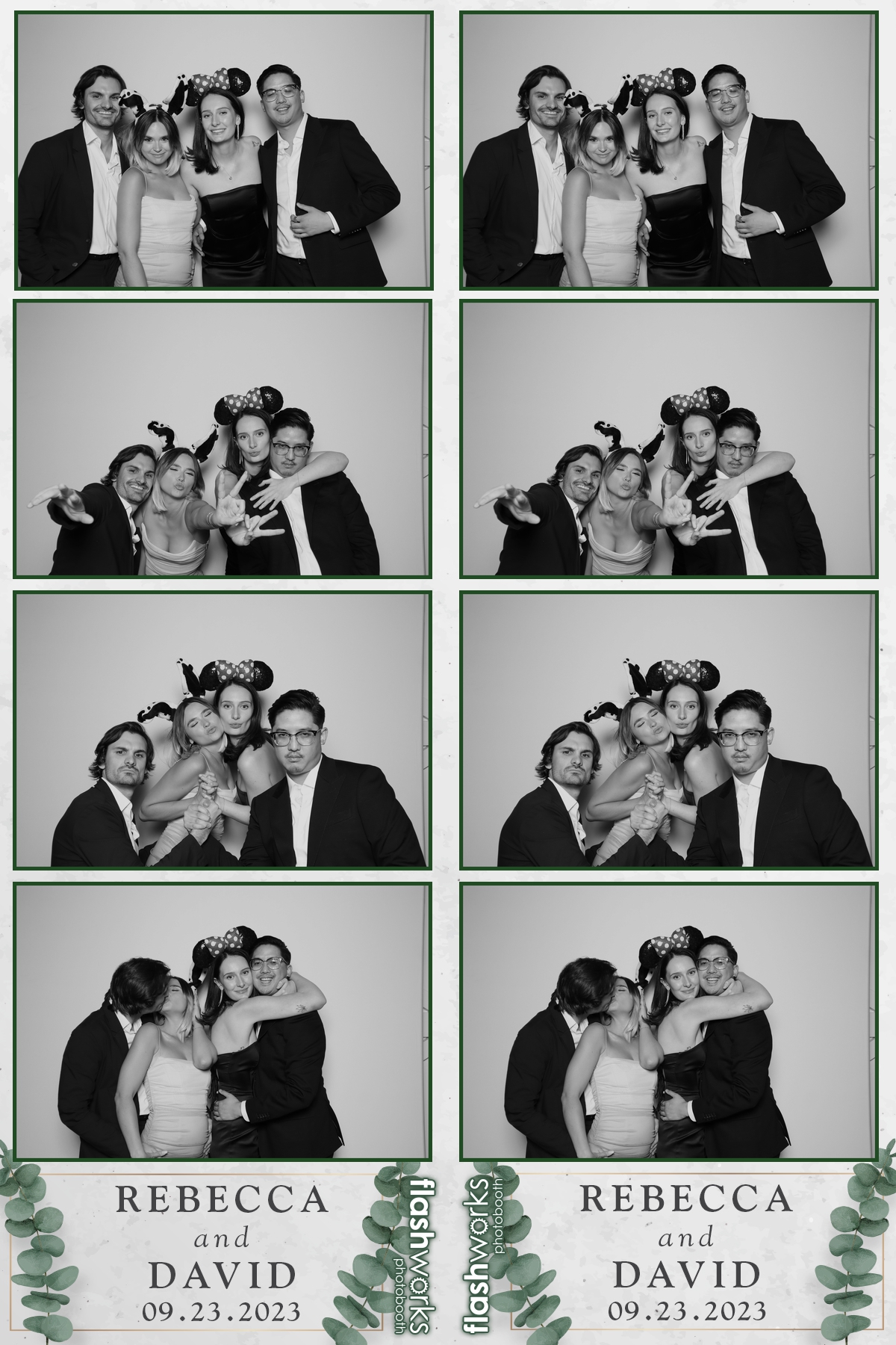 Rebecca & David's Wedding | View more photos from the event at gallery.flashworksphotobooth.com/u/FlashworksPhotoboothInc/Rebecca-Davids-Wedding