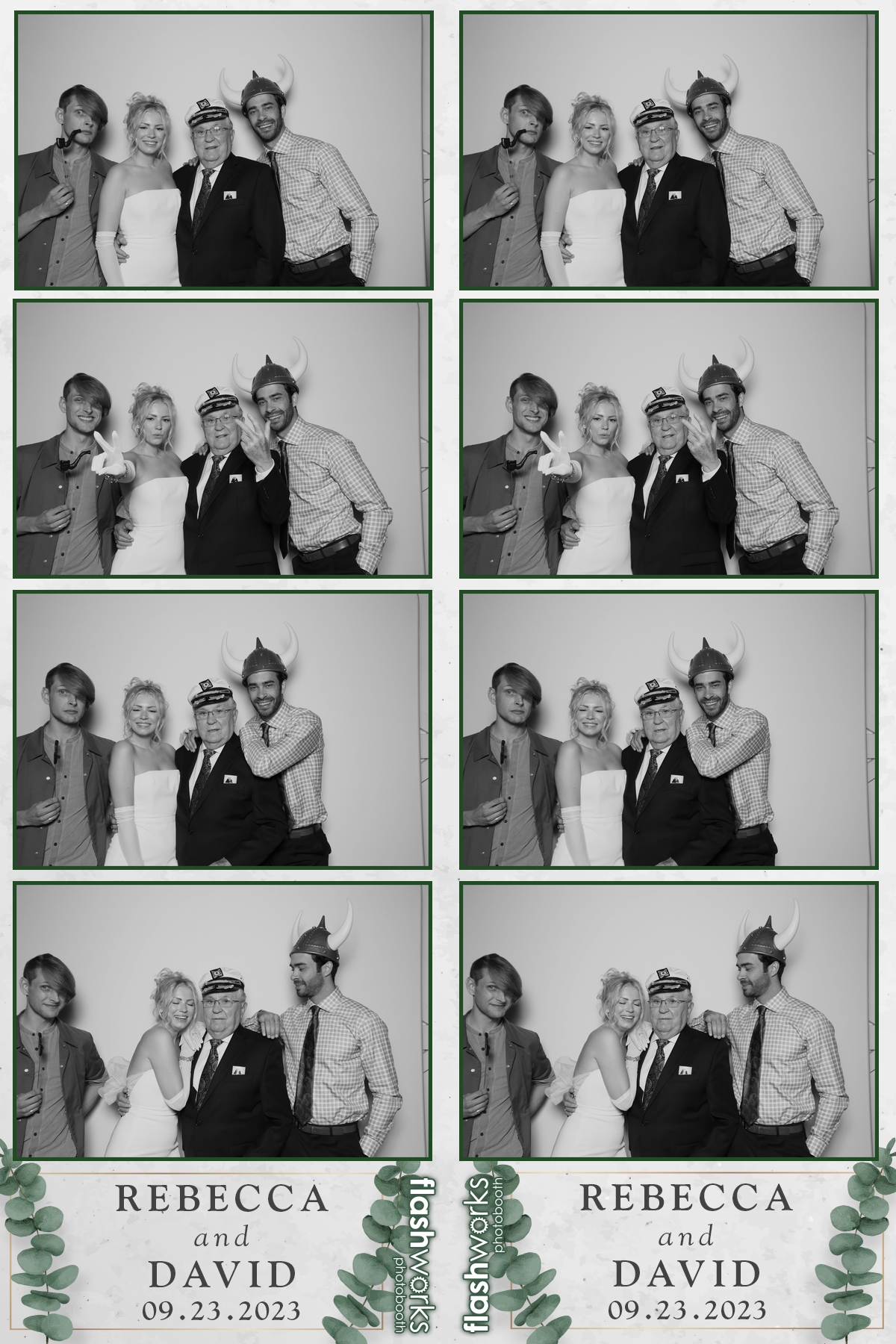 Rebecca & David's Wedding | View more photos from the event at gallery.flashworksphotobooth.com/u/FlashworksPhotoboothInc/Rebecca-Davids-Wedding