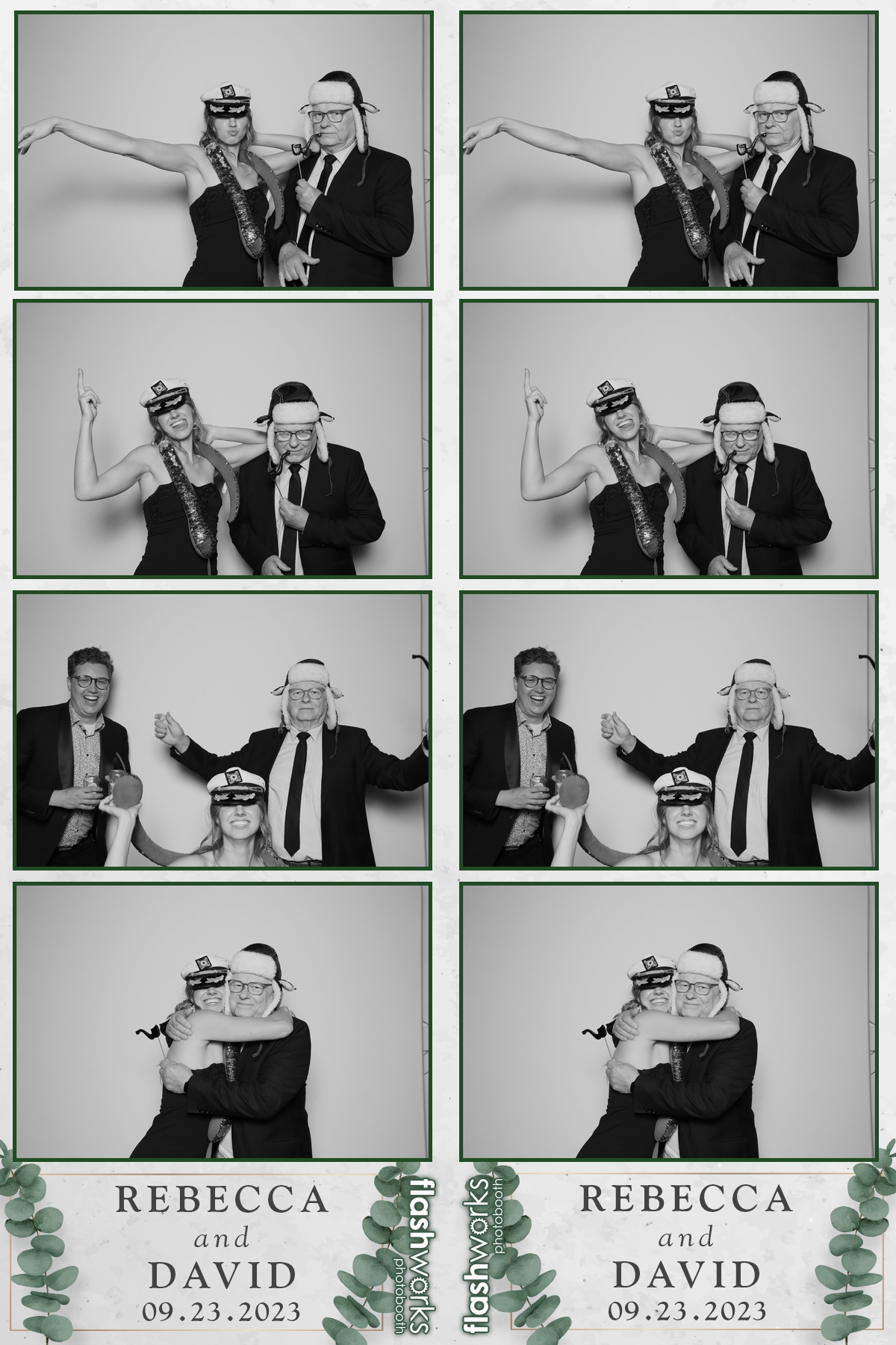 Rebecca & David's Wedding | View more photos from the event at gallery.flashworksphotobooth.com/u/FlashworksPhotoboothInc/Rebecca-Davids-Wedding