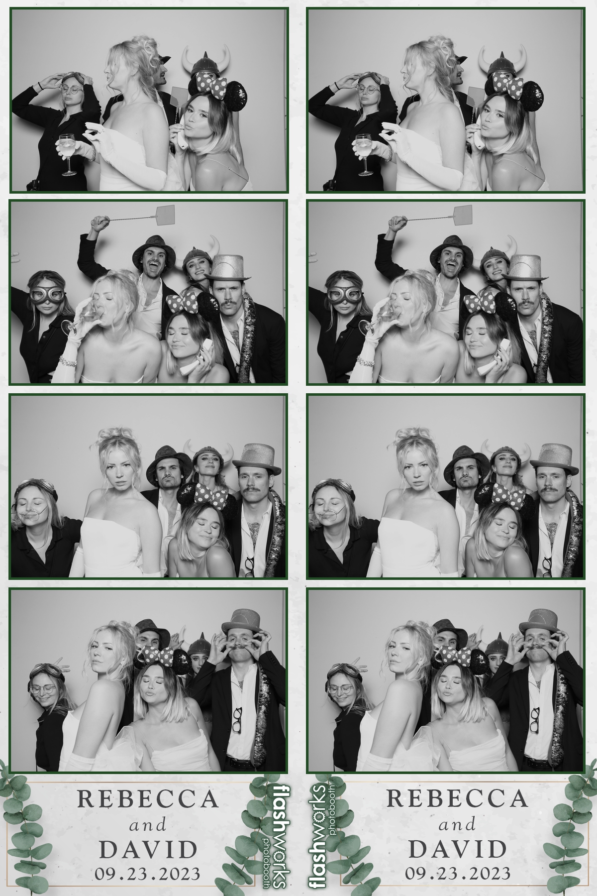 Rebecca & David's Wedding | View more photos from the event at gallery.flashworksphotobooth.com/u/FlashworksPhotoboothInc/Rebecca-Davids-Wedding