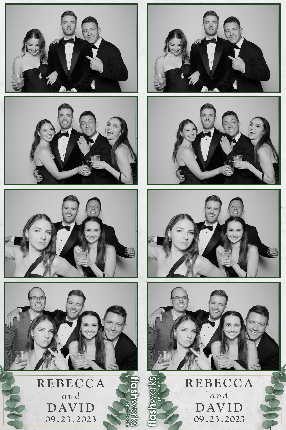 Rebecca & David's Wedding | View more photos from the event at gallery.flashworksphotobooth.com/u/FlashworksPhotoboothInc/Rebecca-Davids-Wedding