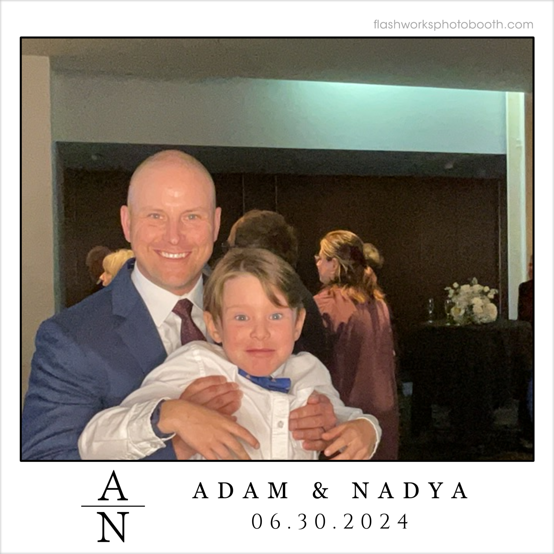 Adam & Nadya's Wedding | View more photos from the event at gallery.flashworksphotobooth.com/u/FlashworksPhotoboothInc/Adam-Nadyas-Wedding