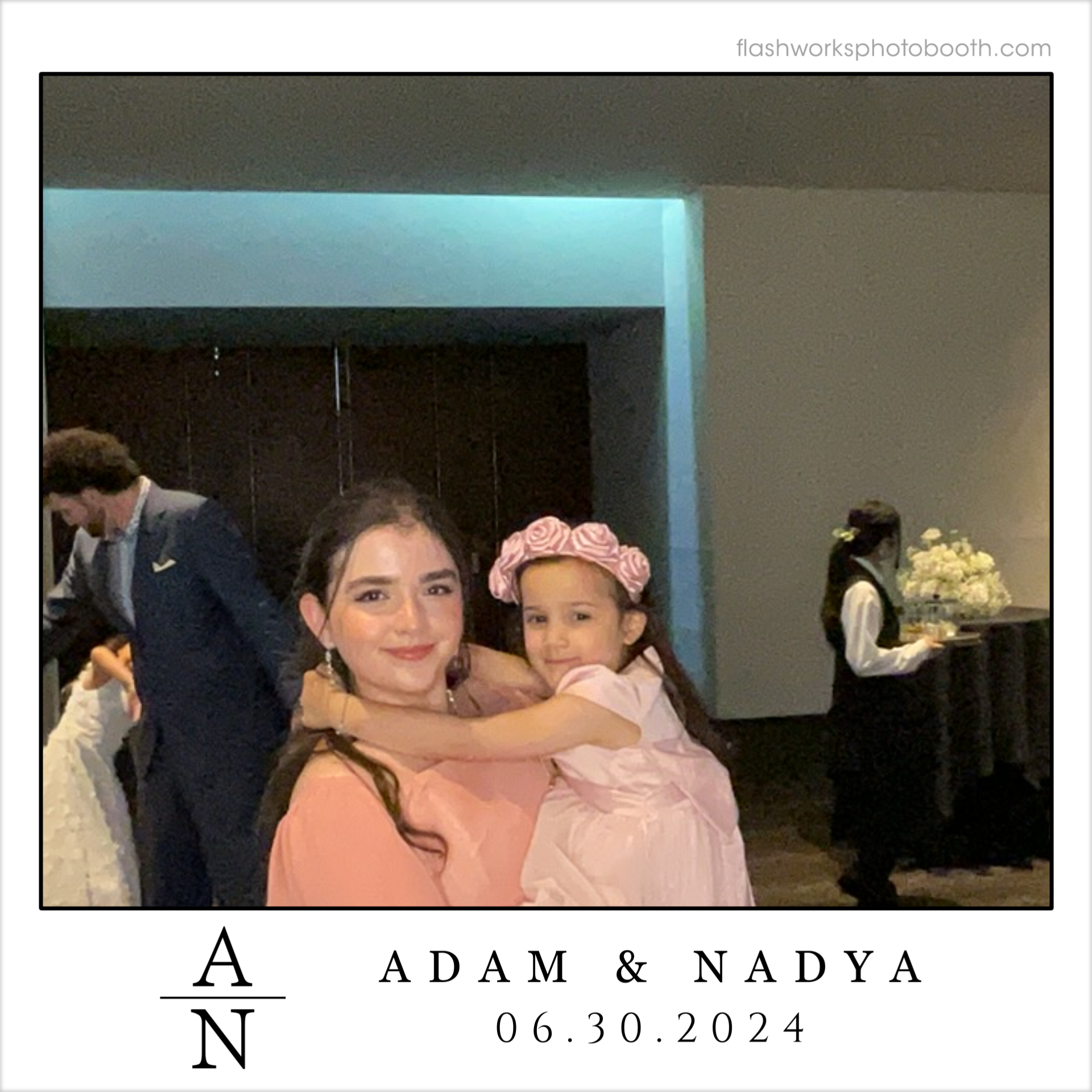 Adam & Nadya's Wedding | View more photos from the event at gallery.flashworksphotobooth.com/u/FlashworksPhotoboothInc/Adam-Nadyas-Wedding