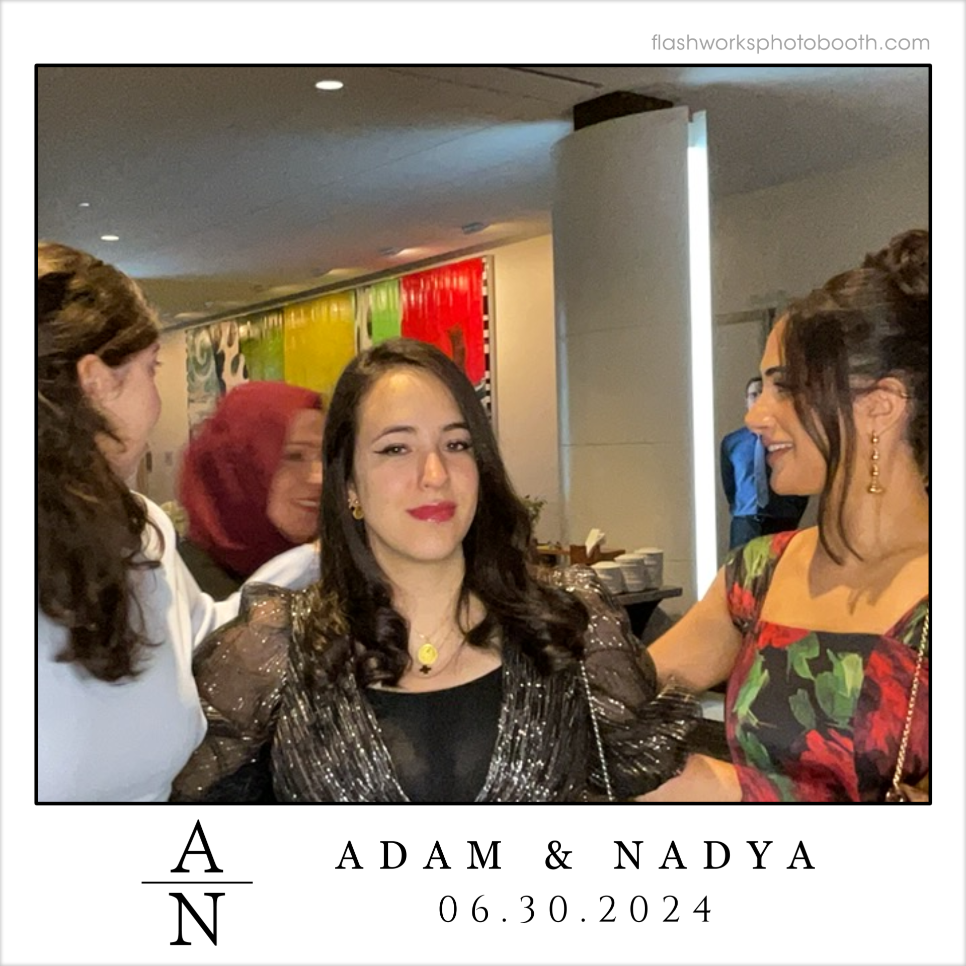 Adam & Nadya's Wedding | View more photos from the event at gallery.flashworksphotobooth.com/u/FlashworksPhotoboothInc/Adam-Nadyas-Wedding