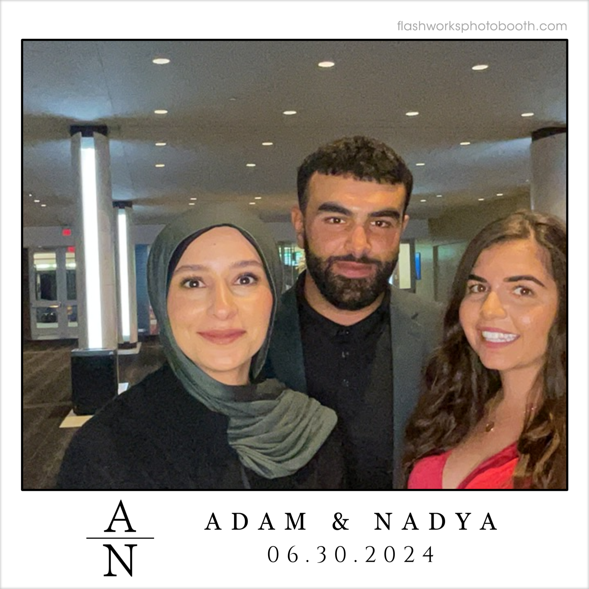 Adam & Nadya's Wedding | View more photos from the event at gallery.flashworksphotobooth.com/u/FlashworksPhotoboothInc/Adam-Nadyas-Wedding