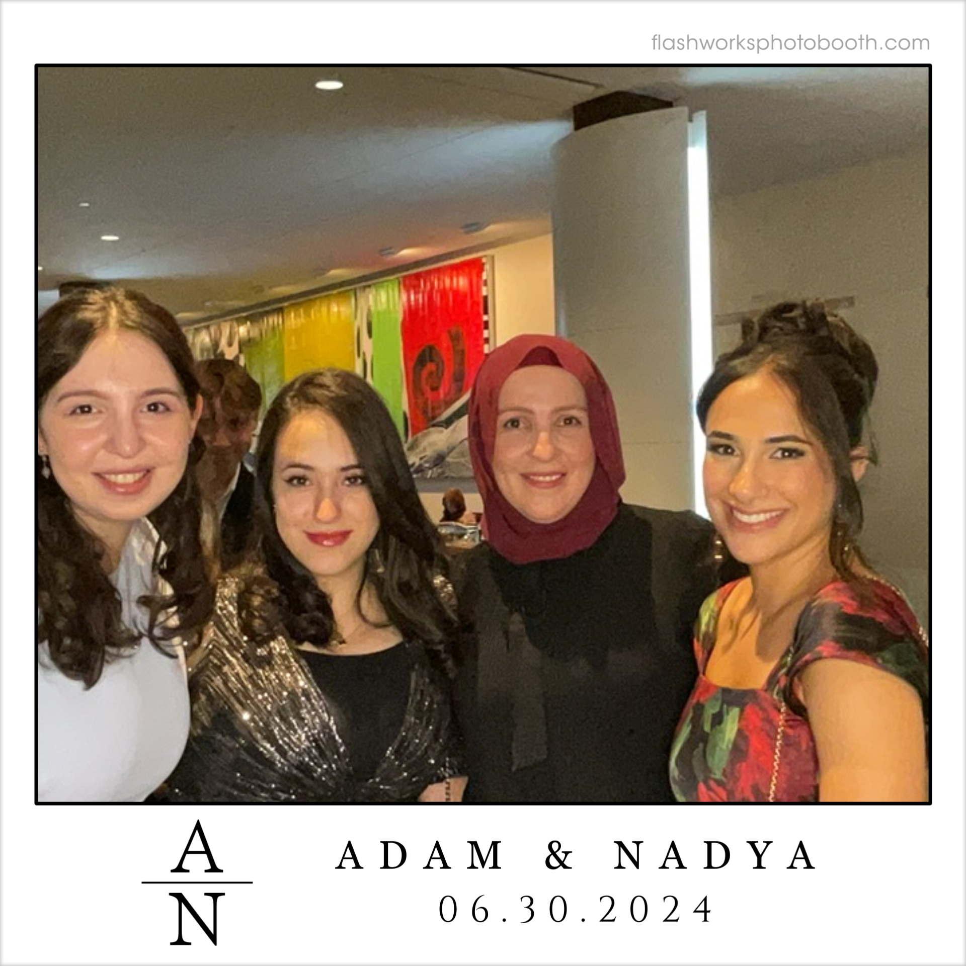 Adam & Nadya's Wedding | View more photos from the event at gallery.flashworksphotobooth.com/u/FlashworksPhotoboothInc/Adam-Nadyas-Wedding