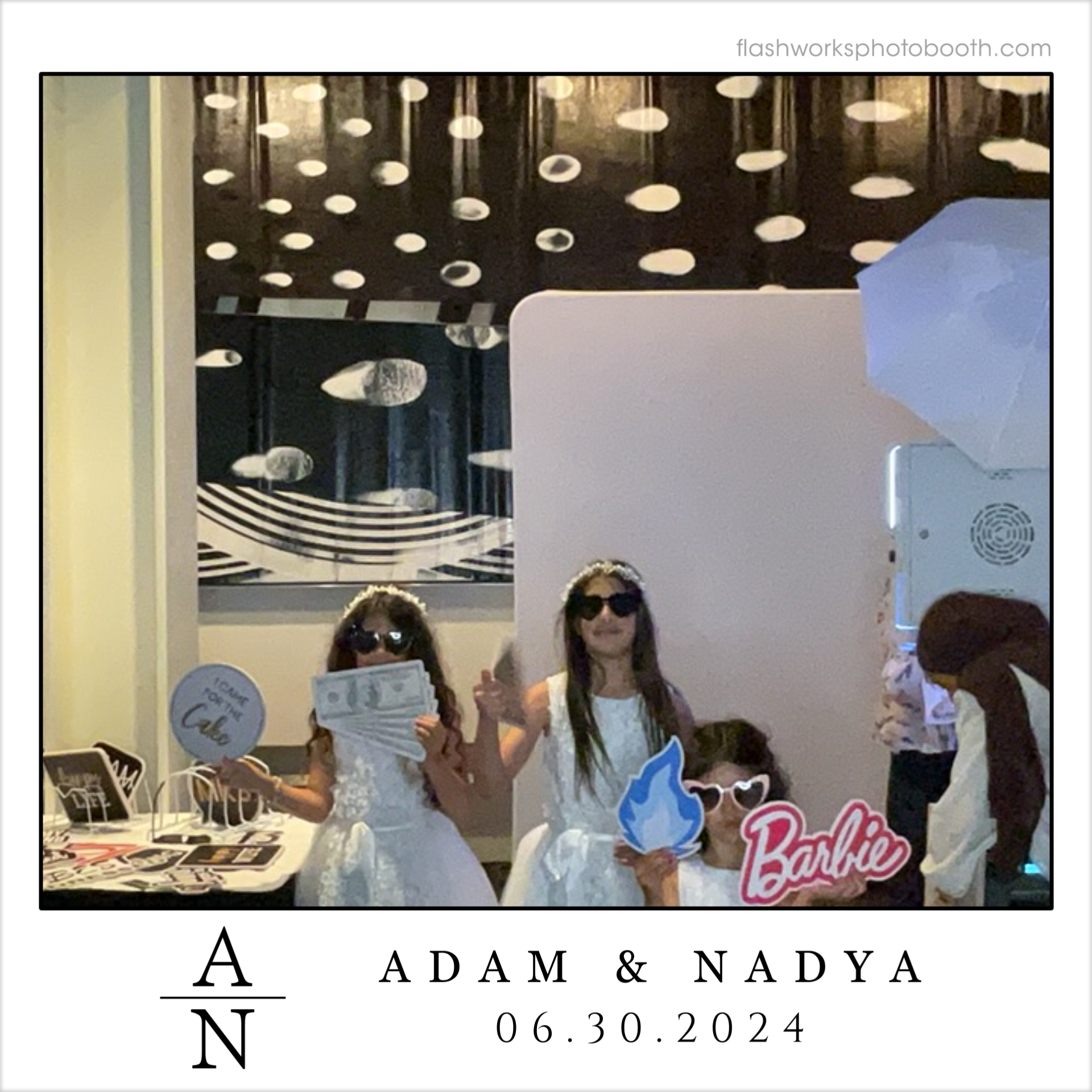 Adam & Nadya's Wedding | View more photos from the event at gallery.flashworksphotobooth.com/u/FlashworksPhotoboothInc/Adam-Nadyas-Wedding