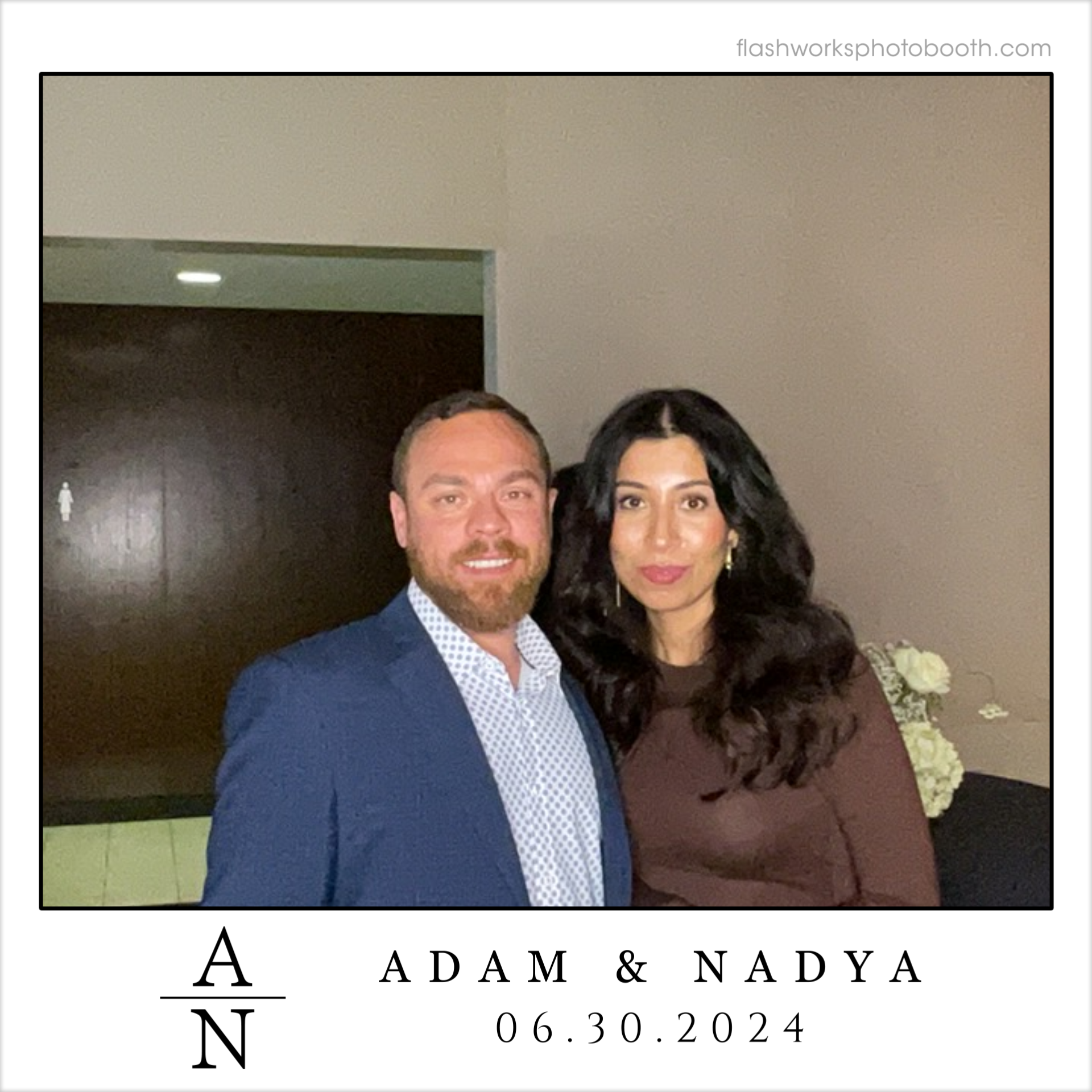 Adam & Nadya's Wedding | View more photos from the event at gallery.flashworksphotobooth.com/u/FlashworksPhotoboothInc/Adam-Nadyas-Wedding