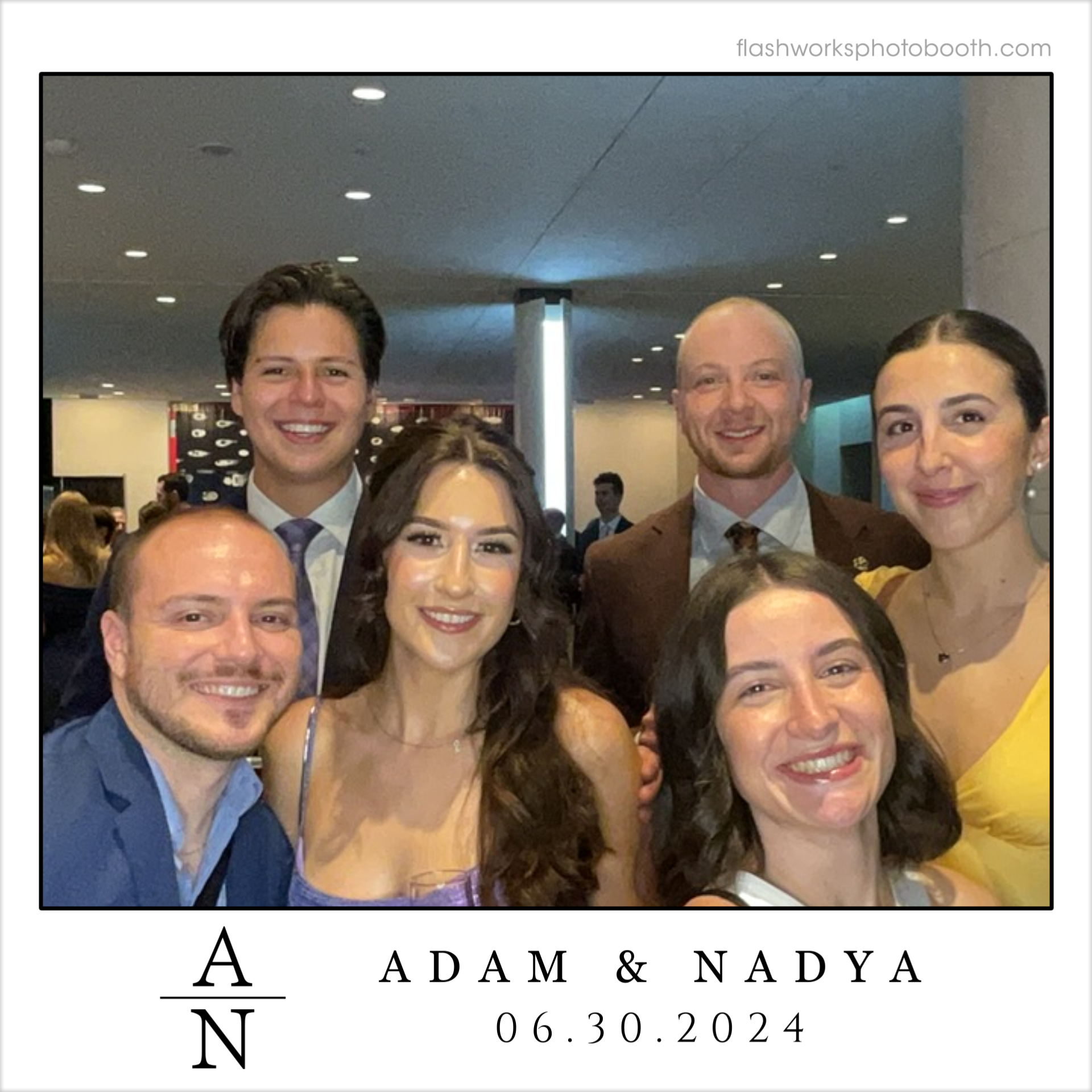 Adam & Nadya's Wedding | View more photos from the event at gallery.flashworksphotobooth.com/u/FlashworksPhotoboothInc/Adam-Nadyas-Wedding