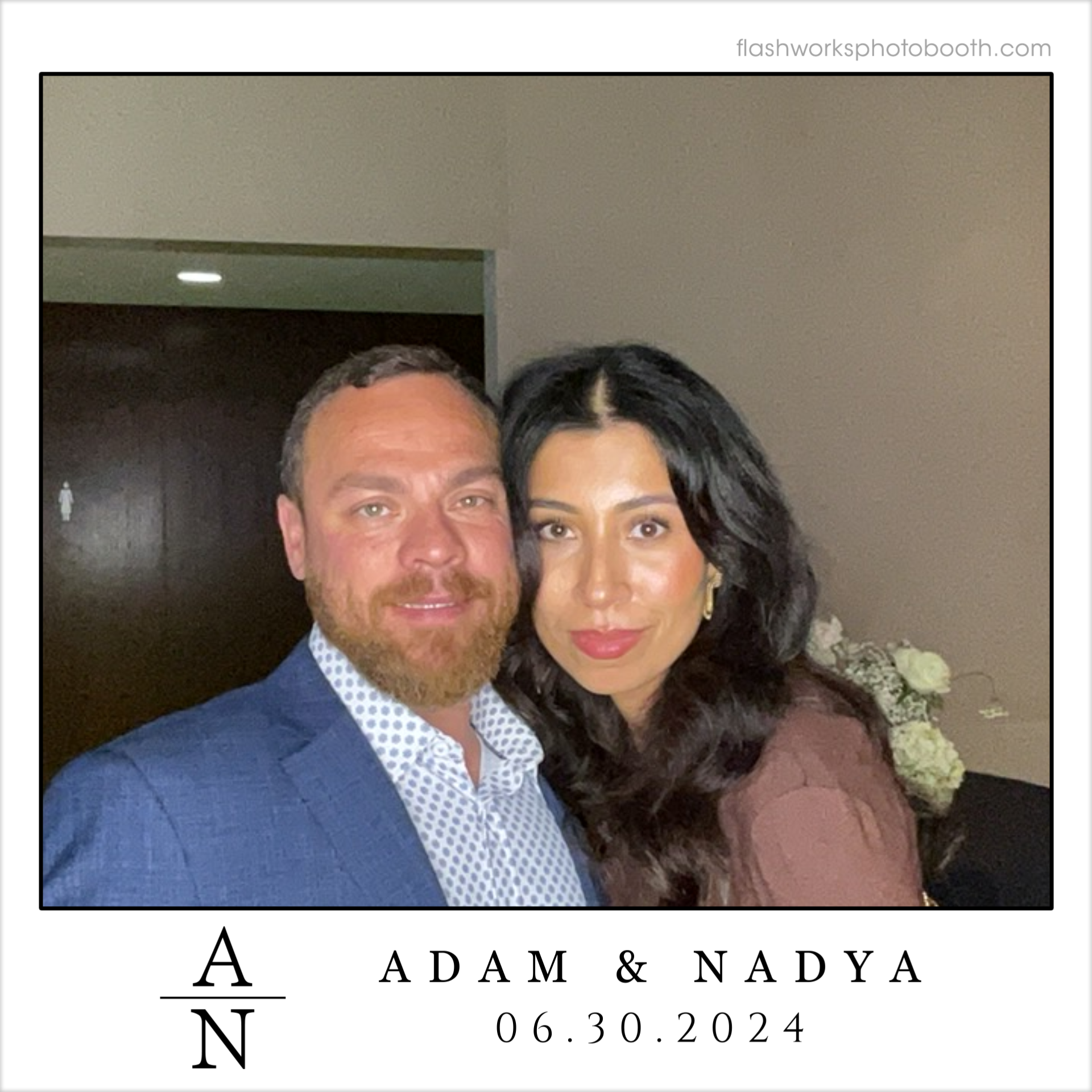 Adam & Nadya's Wedding | View more photos from the event at gallery.flashworksphotobooth.com/u/FlashworksPhotoboothInc/Adam-Nadyas-Wedding