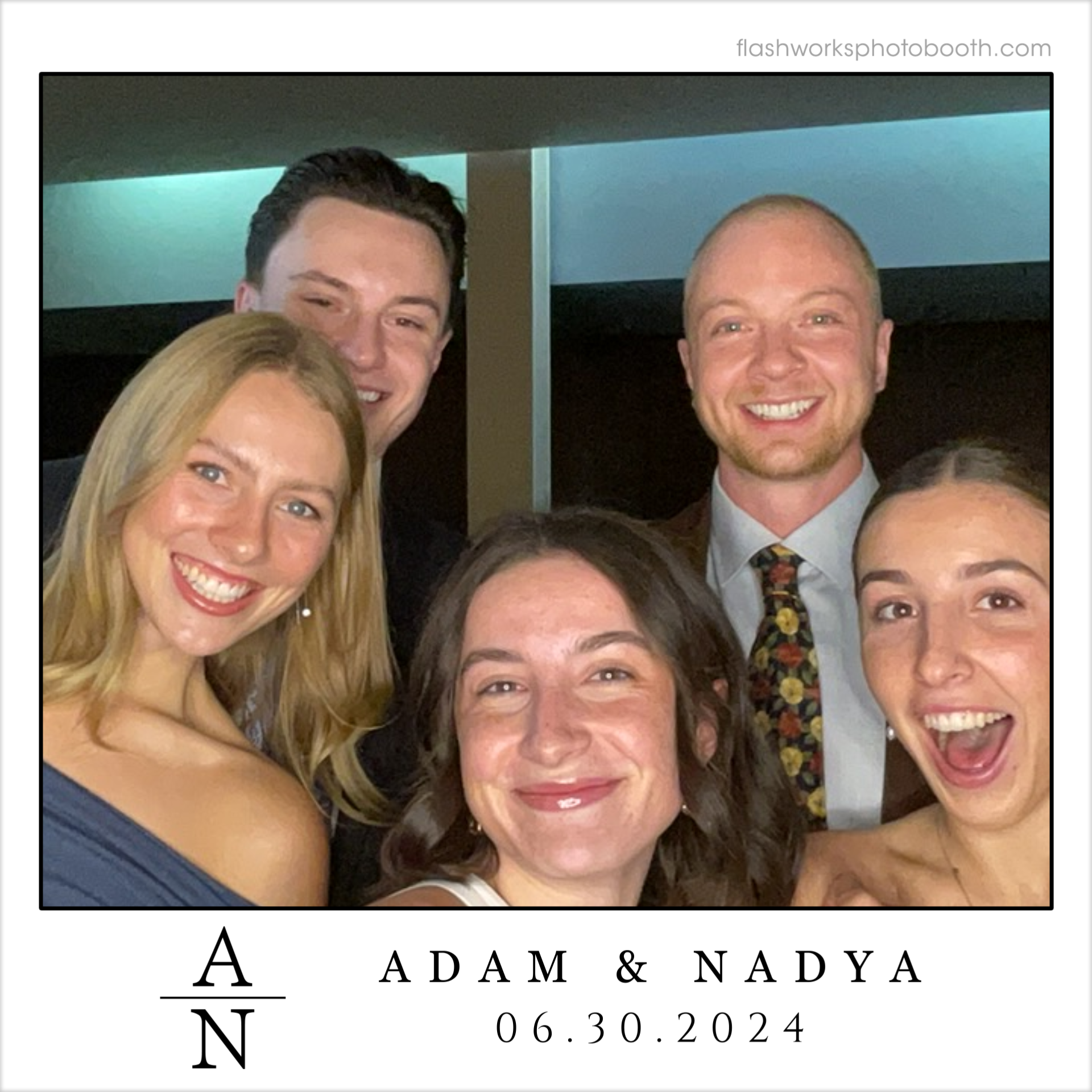 Adam & Nadya's Wedding | View more photos from the event at gallery.flashworksphotobooth.com/u/FlashworksPhotoboothInc/Adam-Nadyas-Wedding