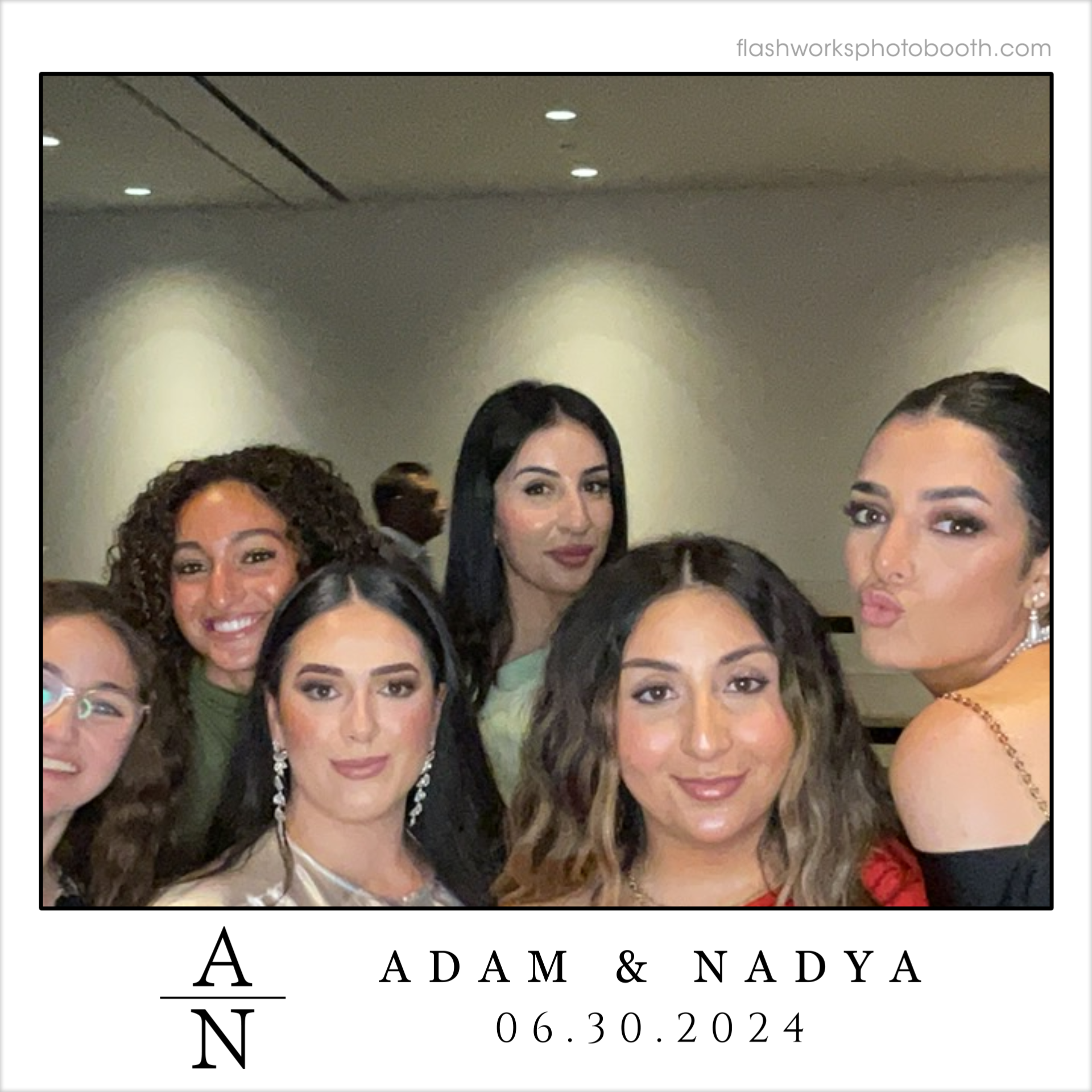 Adam & Nadya's Wedding | View more photos from the event at gallery.flashworksphotobooth.com/u/FlashworksPhotoboothInc/Adam-Nadyas-Wedding