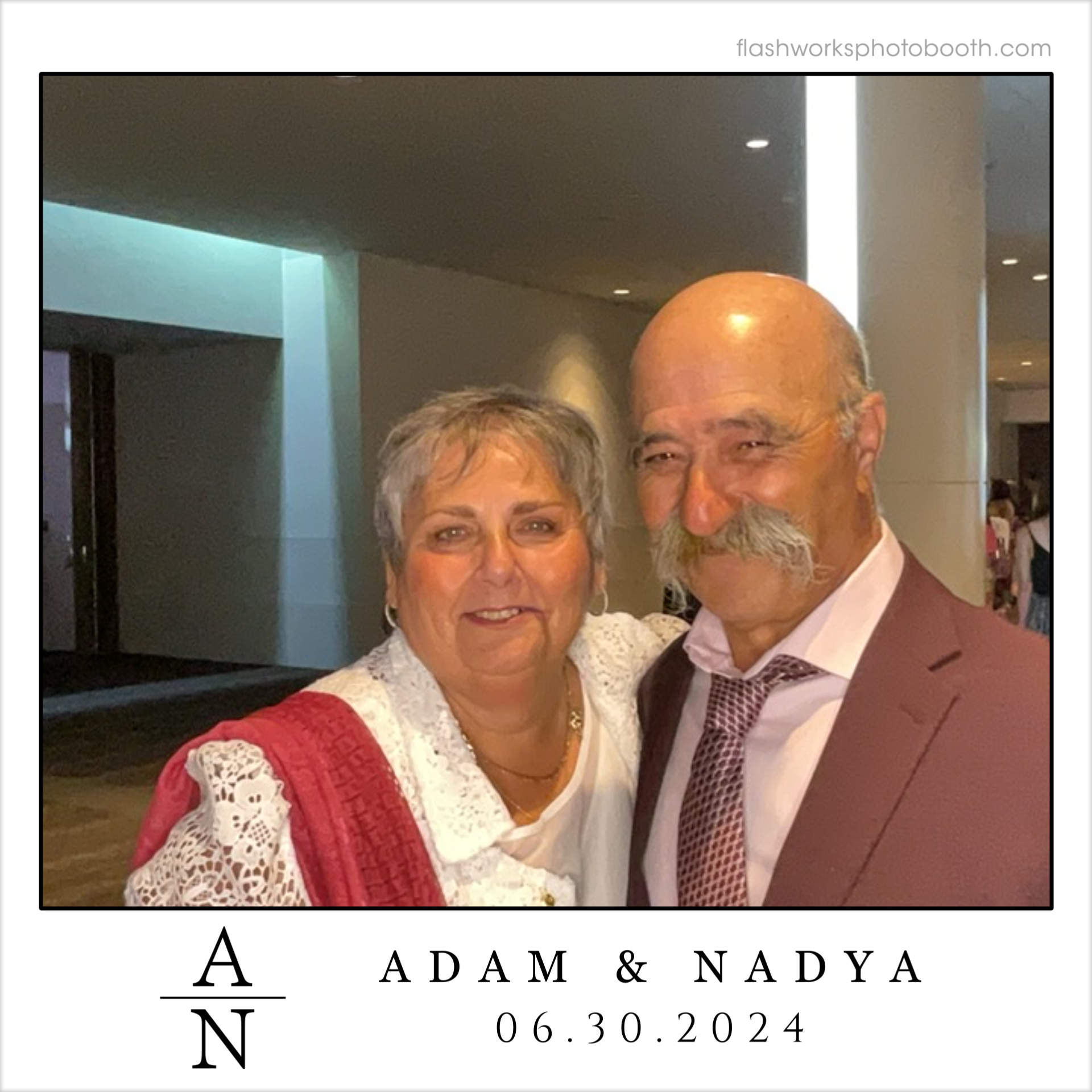 Adam & Nadya's Wedding | View more photos from the event at gallery.flashworksphotobooth.com/u/FlashworksPhotoboothInc/Adam-Nadyas-Wedding