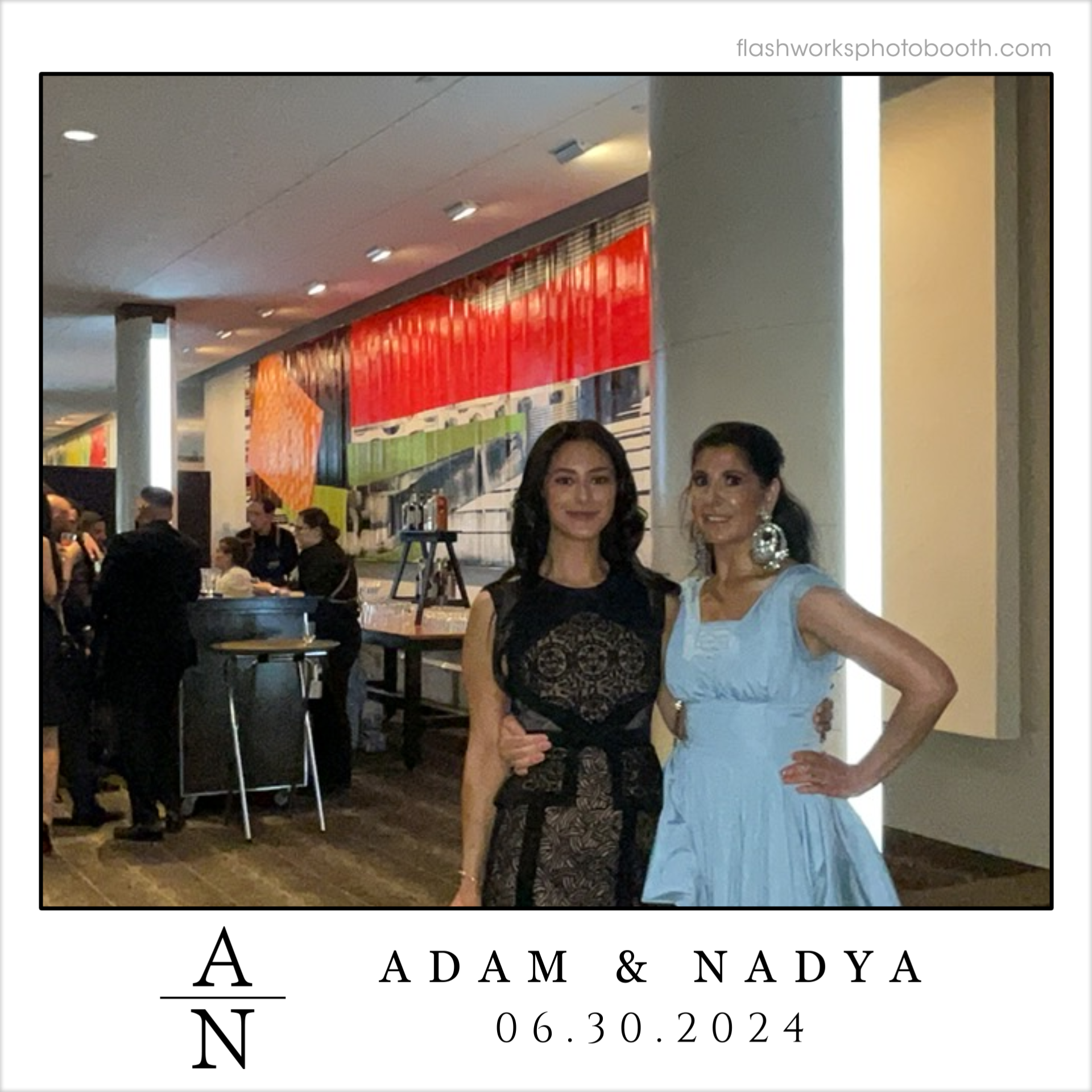 Adam & Nadya's Wedding | View more photos from the event at gallery.flashworksphotobooth.com/u/FlashworksPhotoboothInc/Adam-Nadyas-Wedding