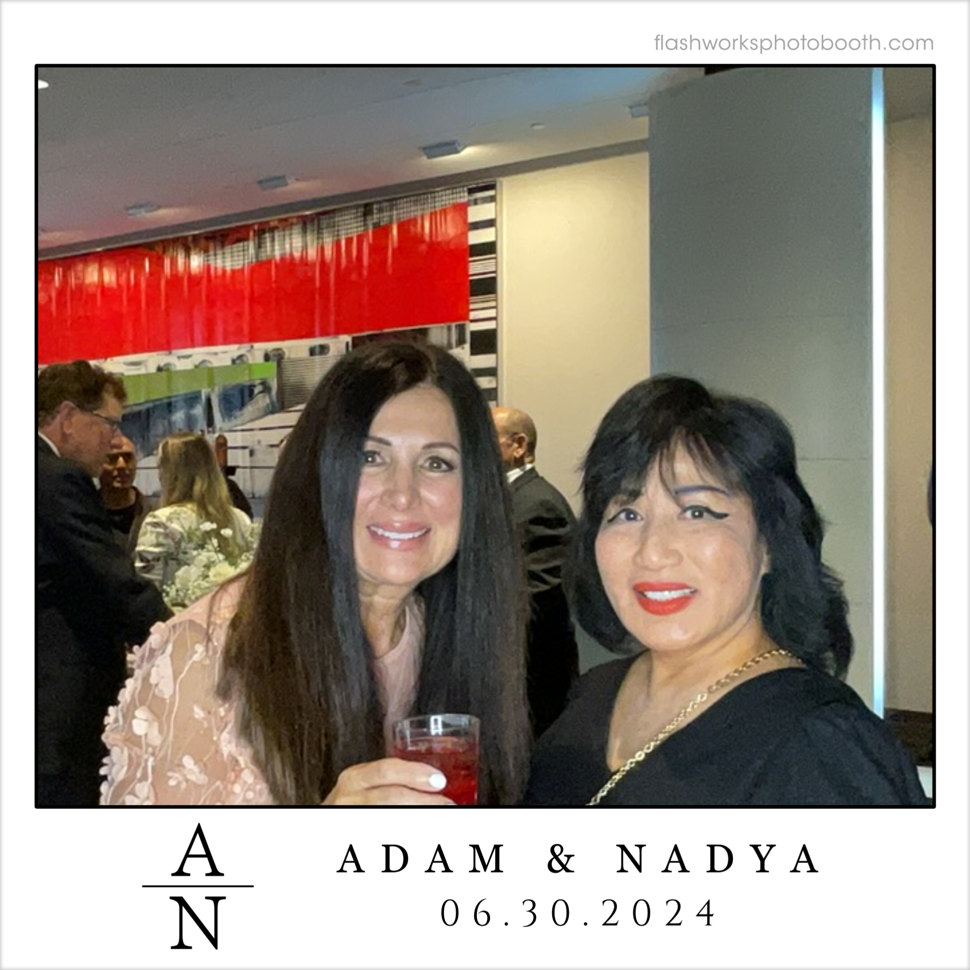 Adam & Nadya's Wedding | View more photos from the event at gallery.flashworksphotobooth.com/u/FlashworksPhotoboothInc/Adam-Nadyas-Wedding
