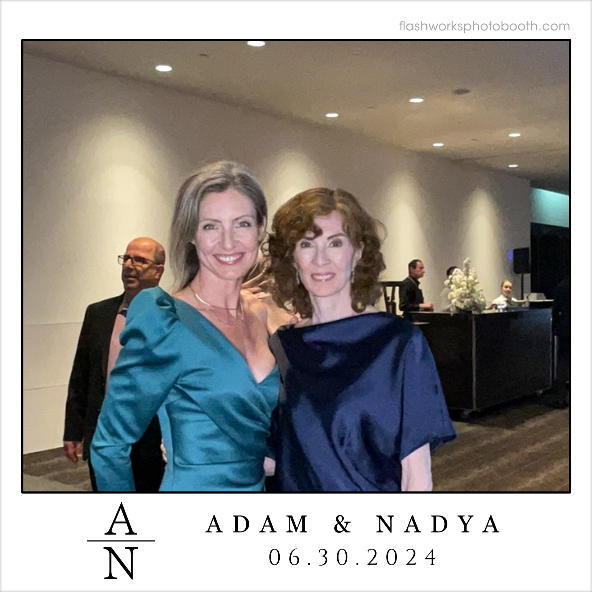 Adam & Nadya's Wedding | View more photos from the event at gallery.flashworksphotobooth.com/u/FlashworksPhotoboothInc/Adam-Nadyas-Wedding