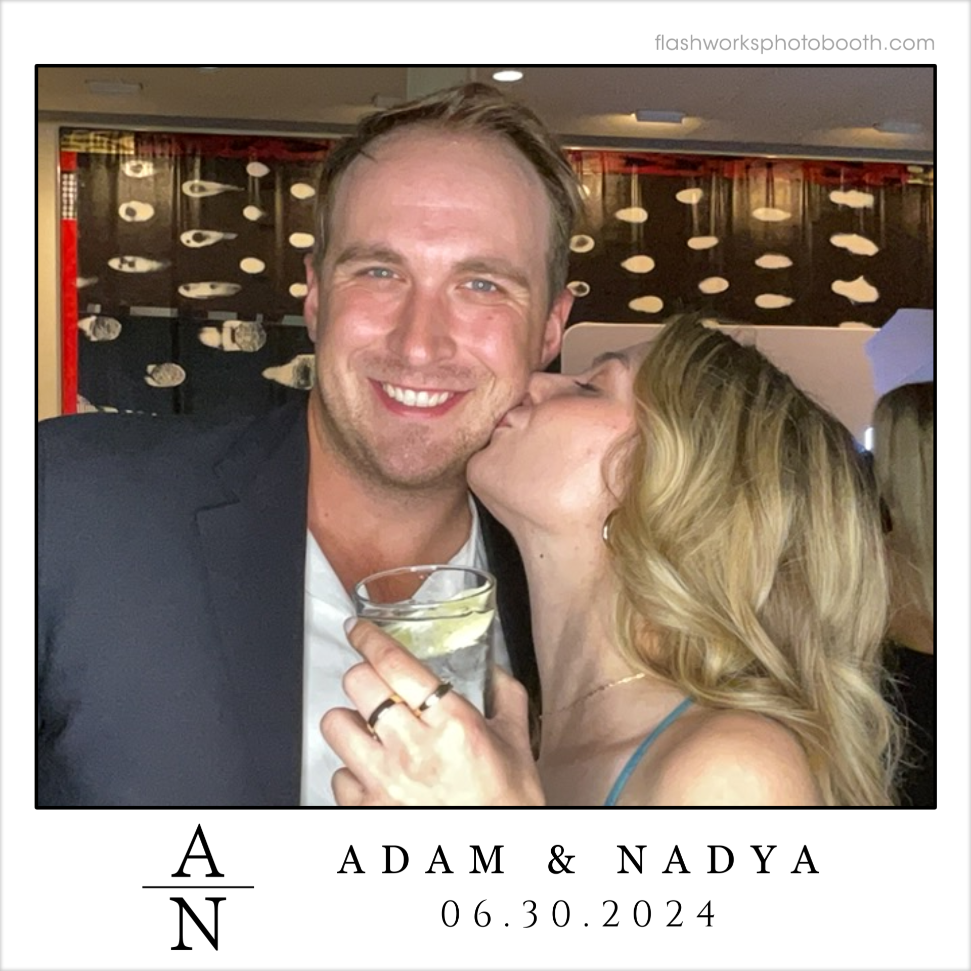 Adam & Nadya's Wedding | View more photos from the event at gallery.flashworksphotobooth.com/u/FlashworksPhotoboothInc/Adam-Nadyas-Wedding
