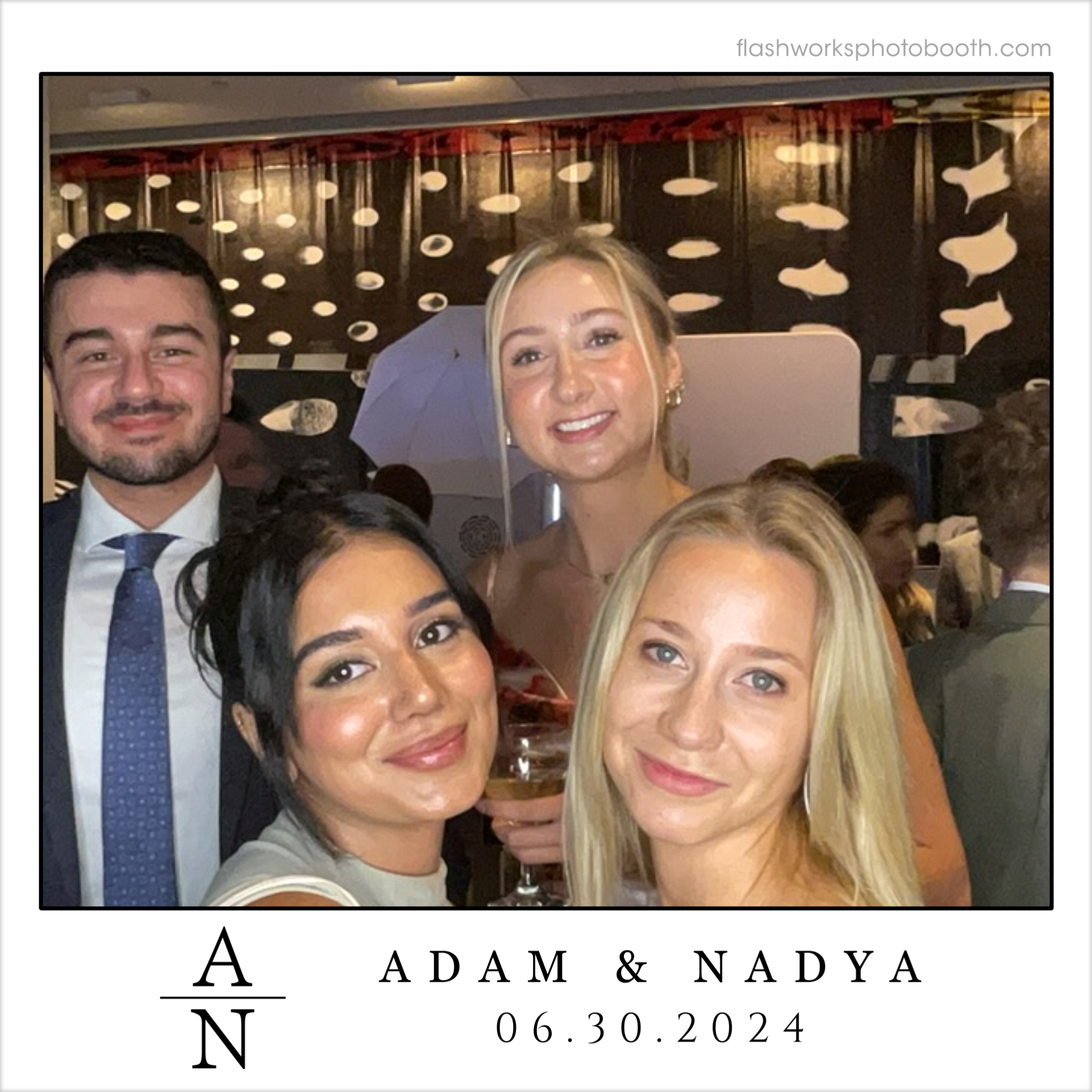 Adam & Nadya's Wedding | View more photos from the event at gallery.flashworksphotobooth.com/u/FlashworksPhotoboothInc/Adam-Nadyas-Wedding