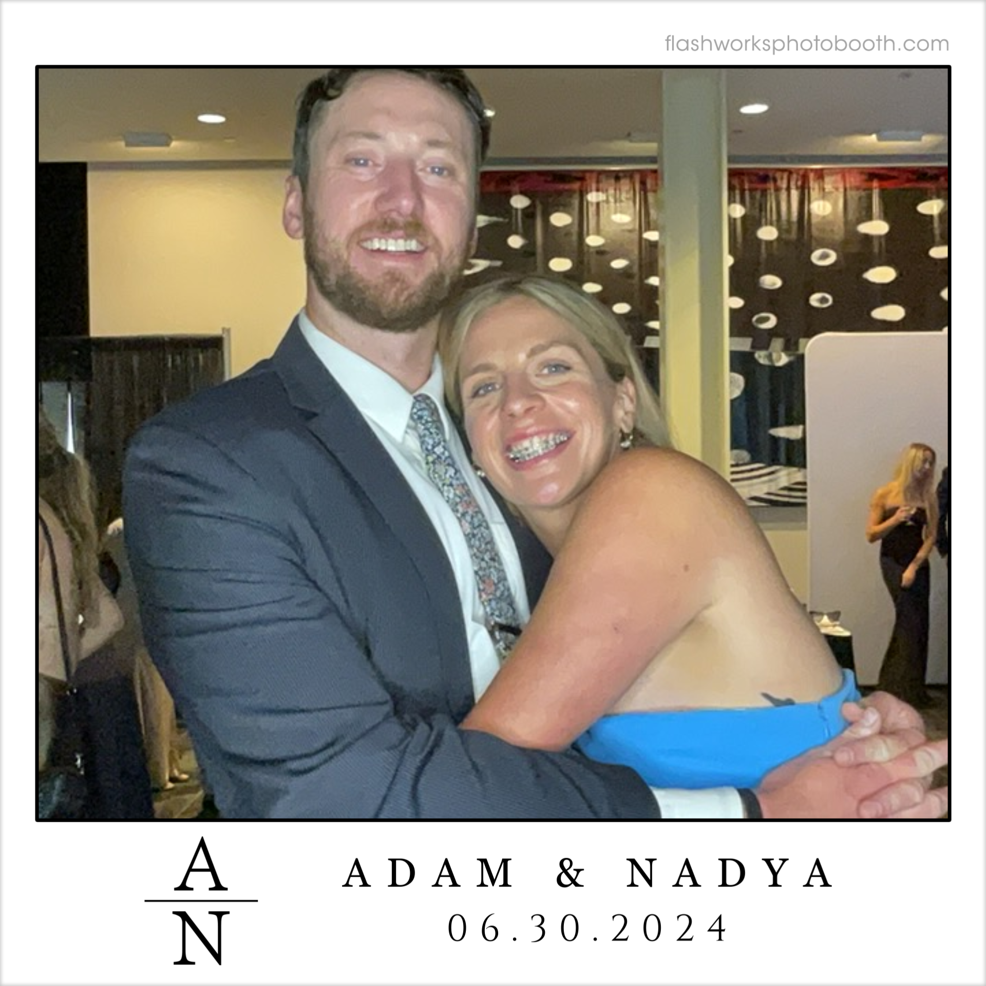 Adam & Nadya's Wedding | View more photos from the event at gallery.flashworksphotobooth.com/u/FlashworksPhotoboothInc/Adam-Nadyas-Wedding