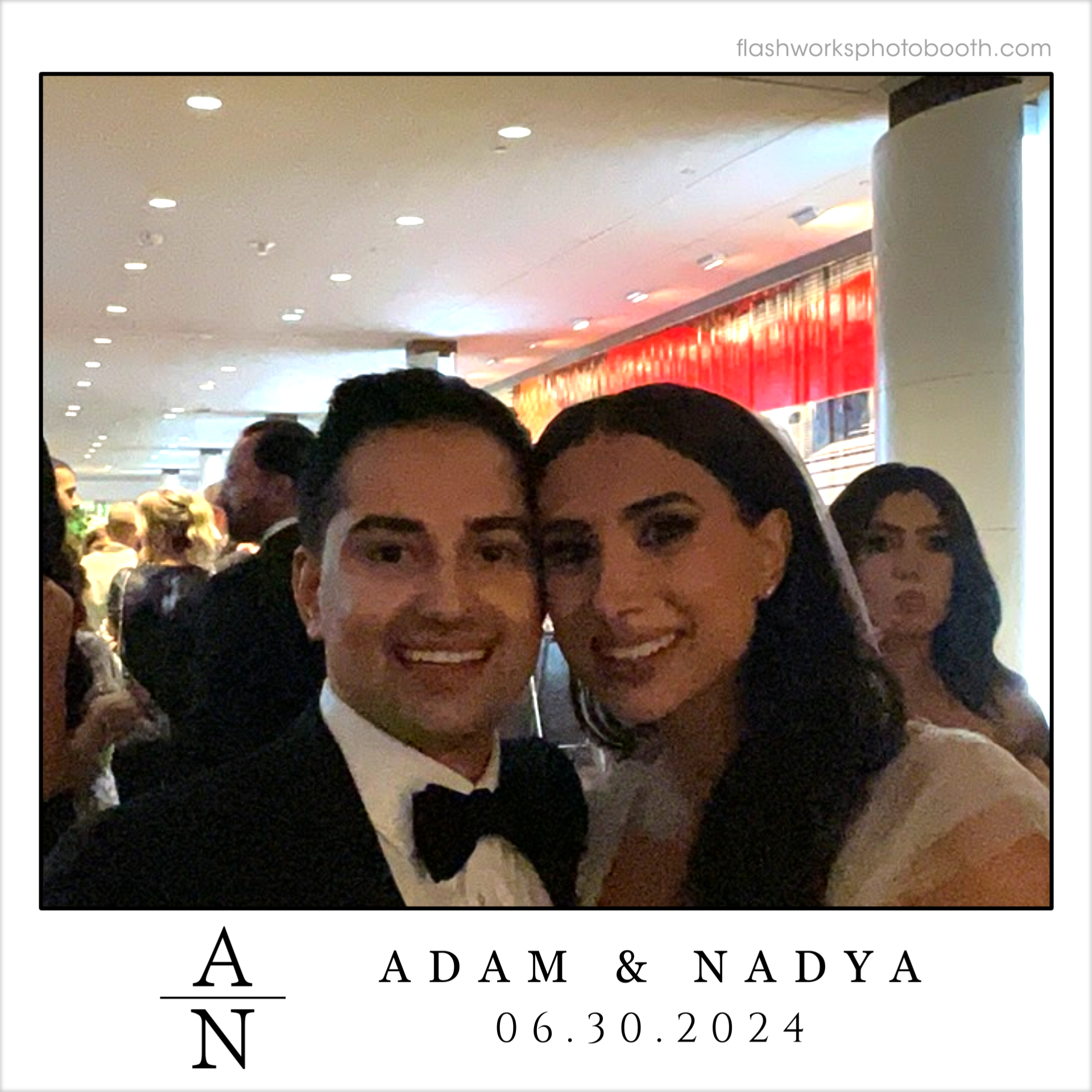 Adam & Nadya's Wedding | View more photos from the event at gallery.flashworksphotobooth.com/u/FlashworksPhotoboothInc/Adam-Nadyas-Wedding