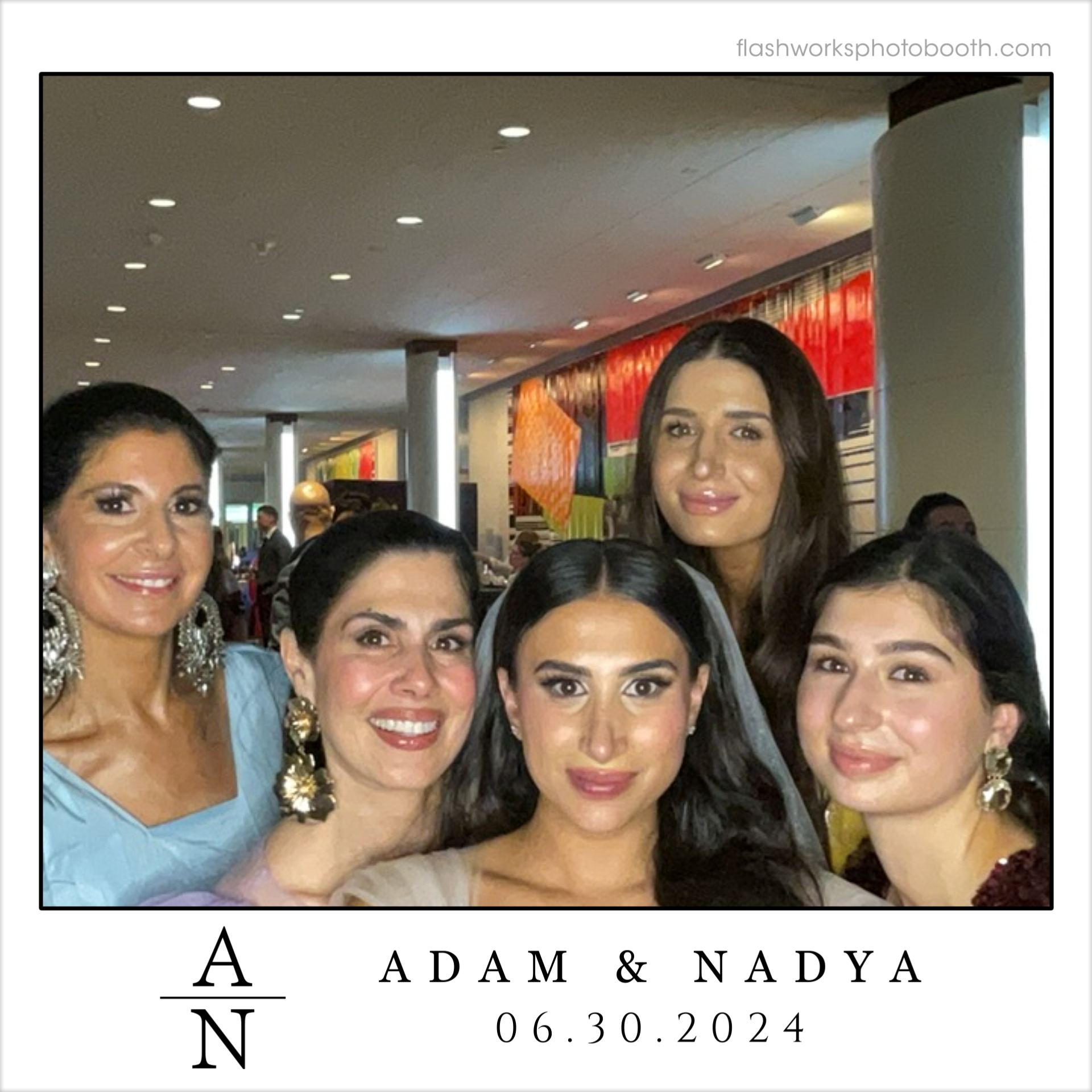 Adam & Nadya's Wedding | View more photos from the event at gallery.flashworksphotobooth.com/u/FlashworksPhotoboothInc/Adam-Nadyas-Wedding