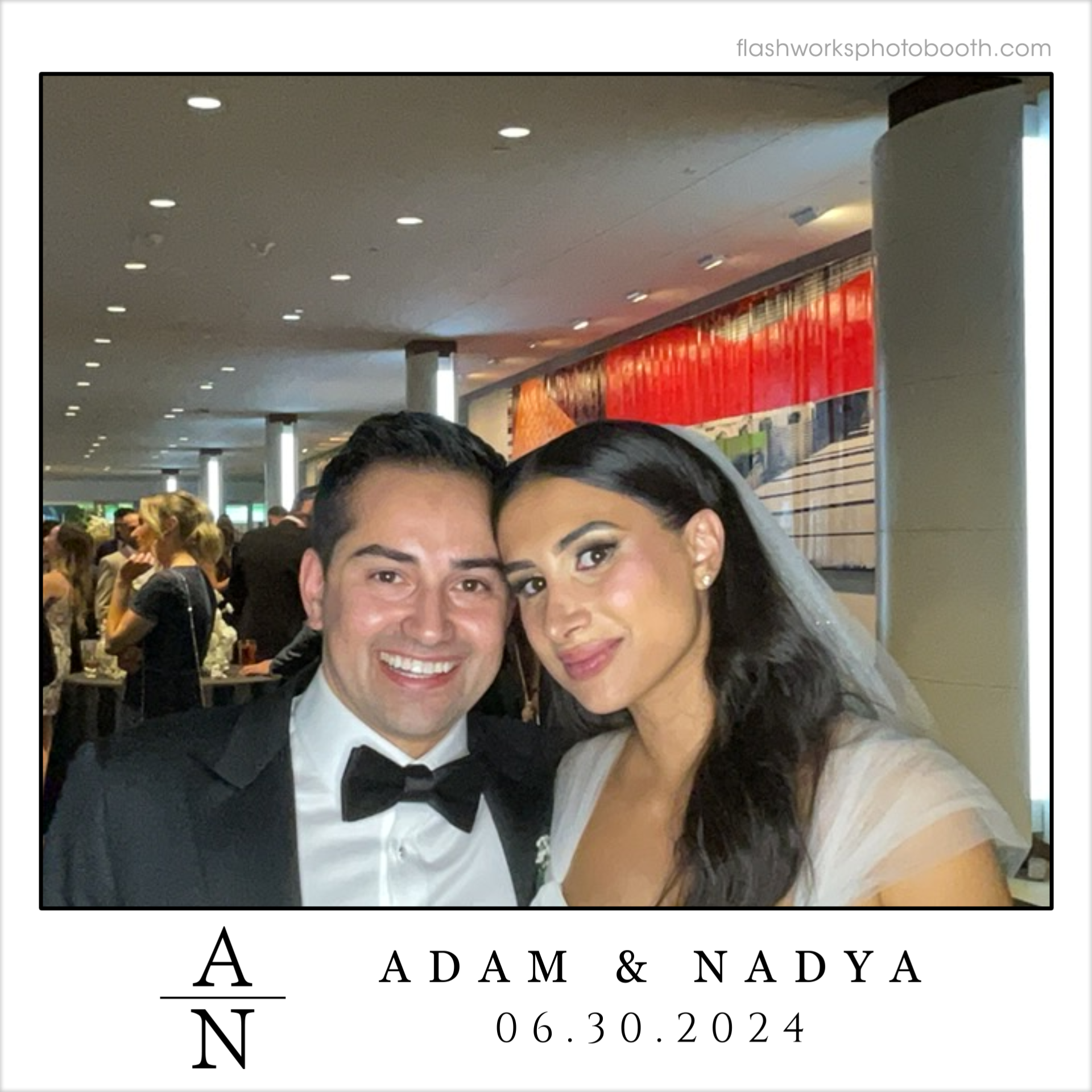 Adam & Nadya's Wedding | View more photos from the event at gallery.flashworksphotobooth.com/u/FlashworksPhotoboothInc/Adam-Nadyas-Wedding