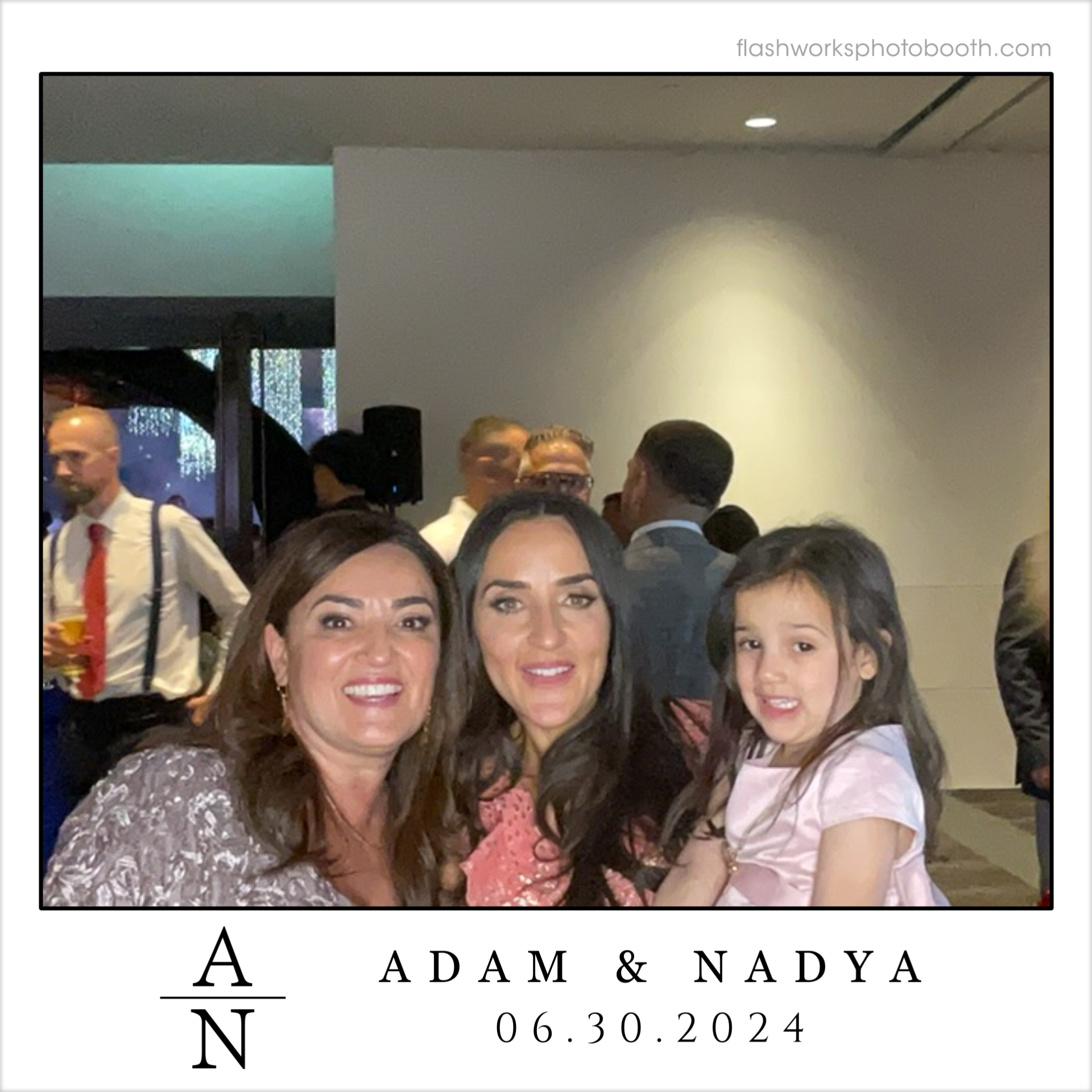 Adam & Nadya's Wedding | View more photos from the event at gallery.flashworksphotobooth.com/u/FlashworksPhotoboothInc/Adam-Nadyas-Wedding
