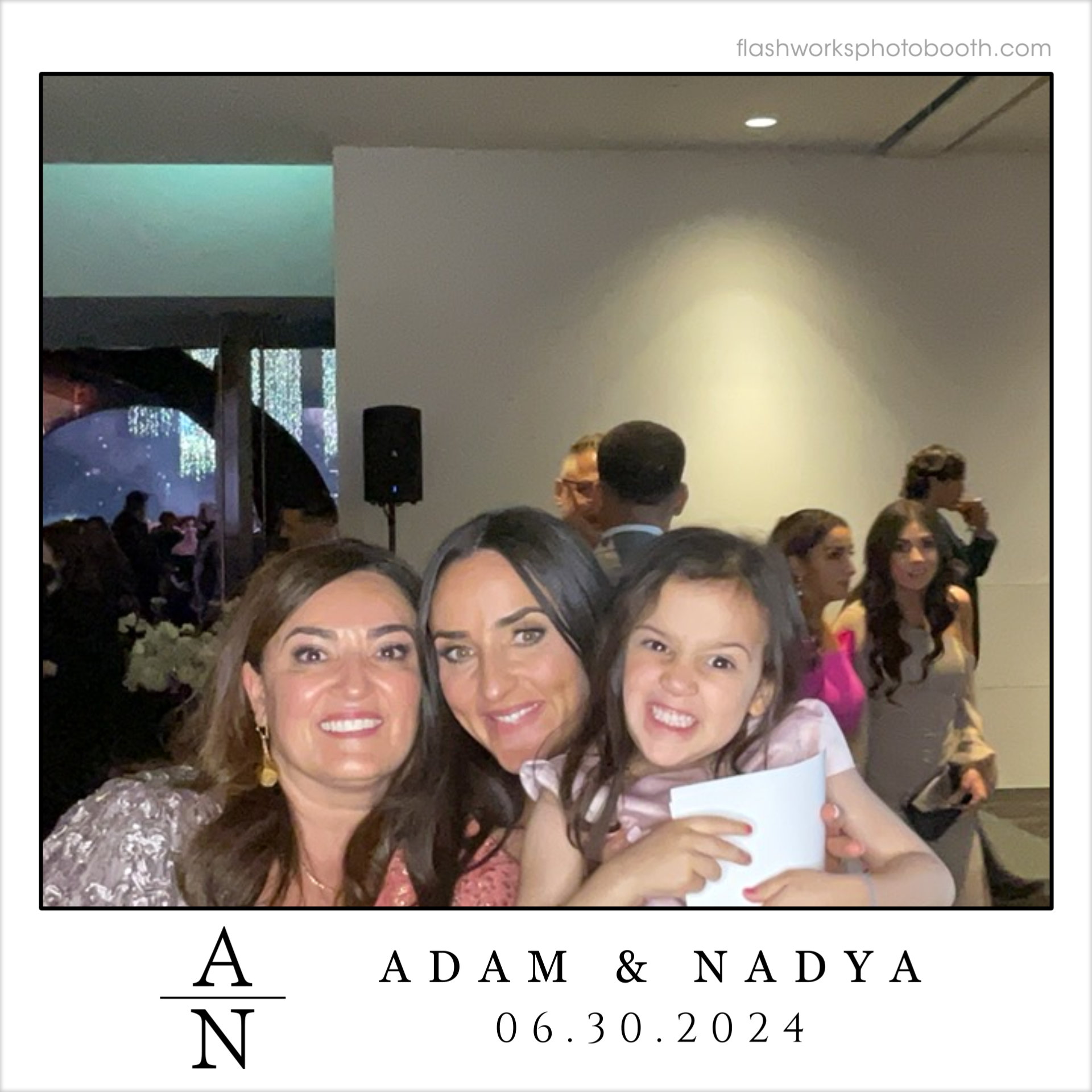 Adam & Nadya's Wedding | View more photos from the event at gallery.flashworksphotobooth.com/u/FlashworksPhotoboothInc/Adam-Nadyas-Wedding