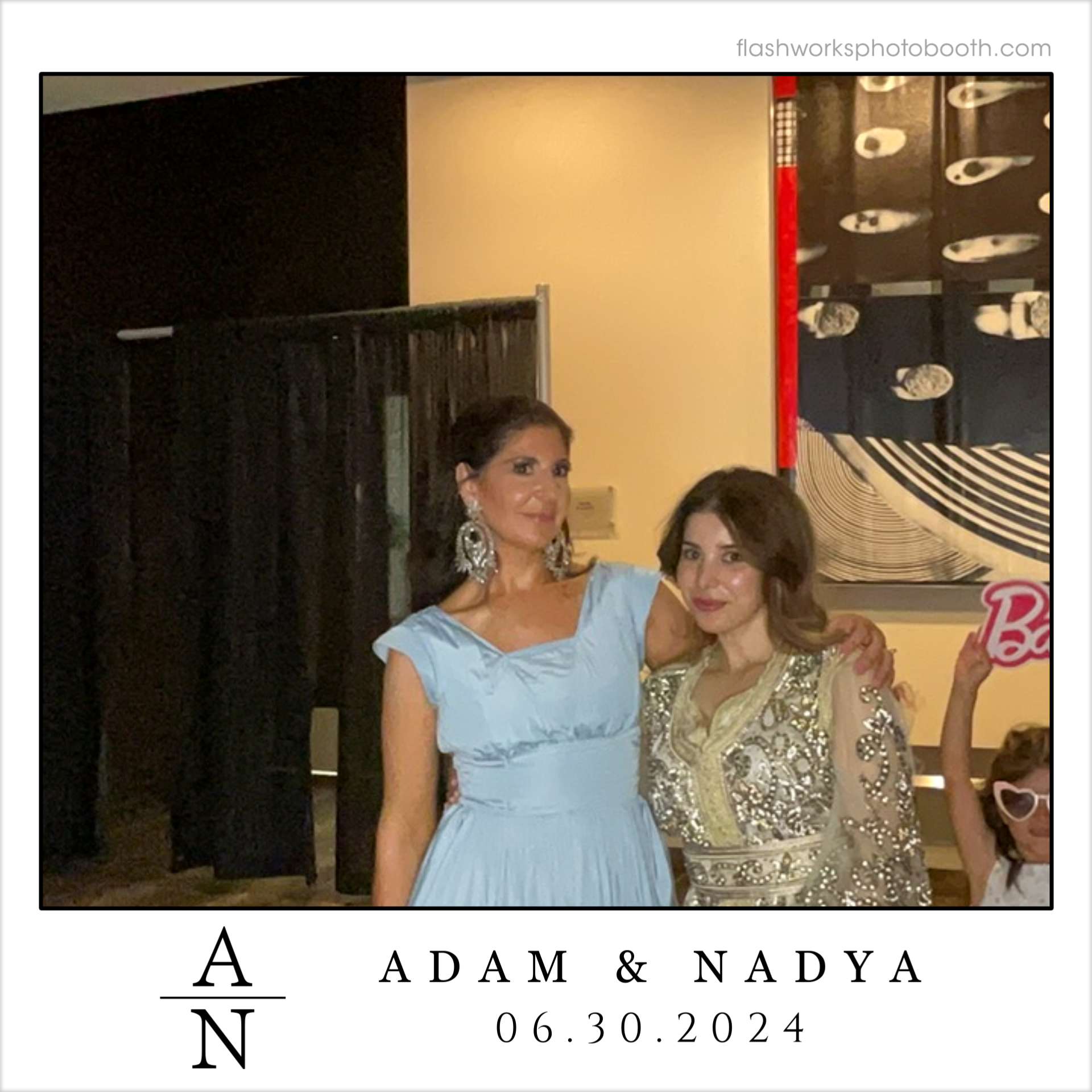 Adam & Nadya's Wedding | View more photos from the event at gallery.flashworksphotobooth.com/u/FlashworksPhotoboothInc/Adam-Nadyas-Wedding