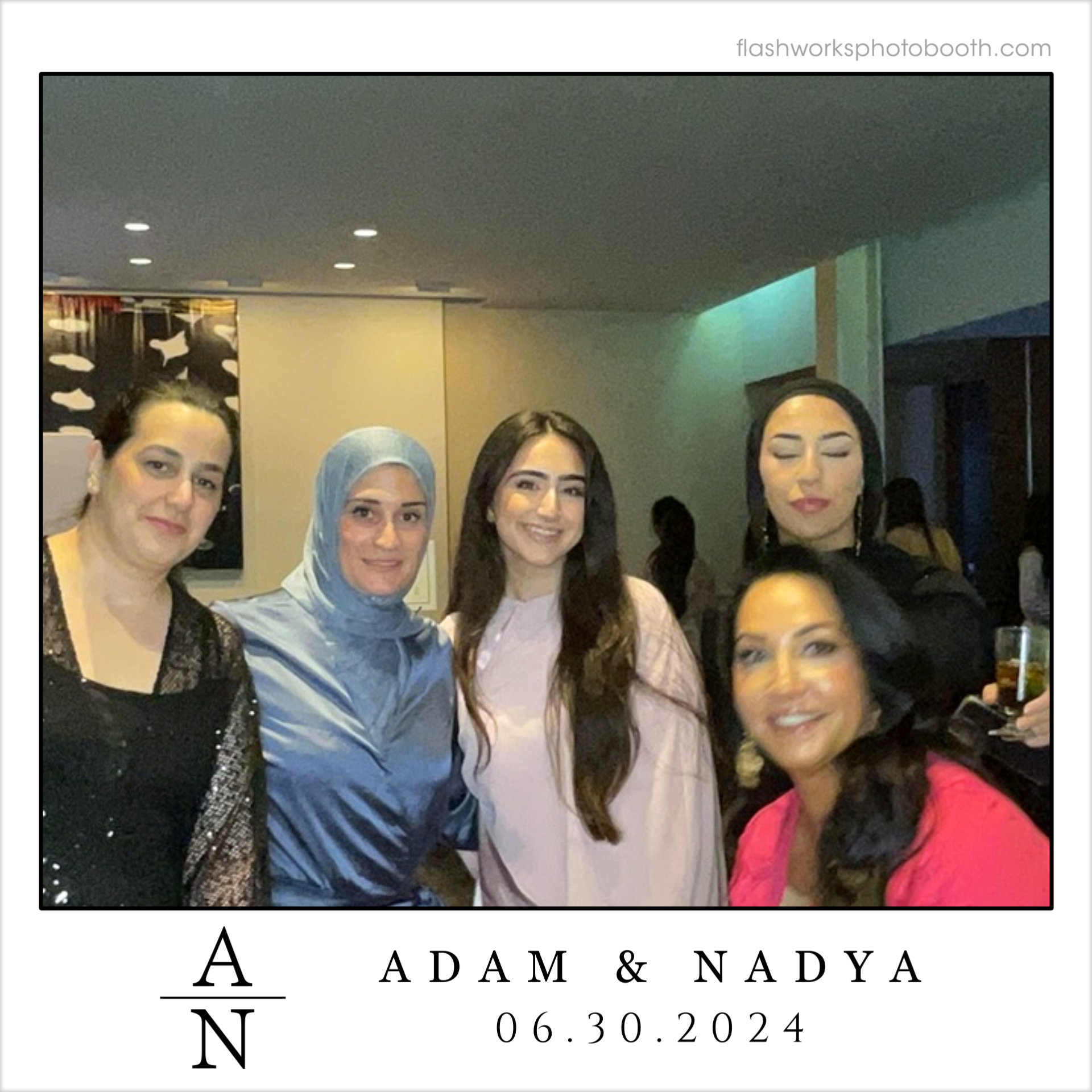 Adam & Nadya's Wedding | View more photos from the event at gallery.flashworksphotobooth.com/u/FlashworksPhotoboothInc/Adam-Nadyas-Wedding