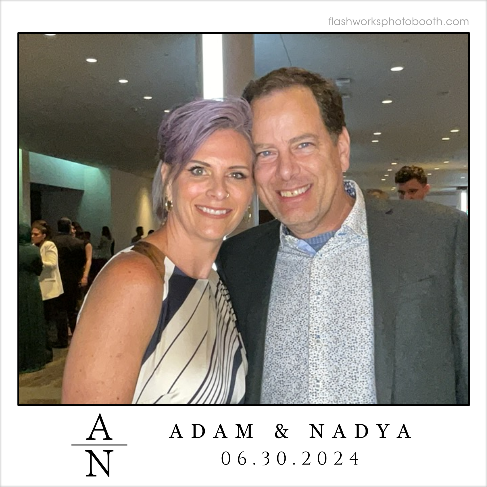 Adam & Nadya's Wedding | View more photos from the event at gallery.flashworksphotobooth.com/u/FlashworksPhotoboothInc/Adam-Nadyas-Wedding