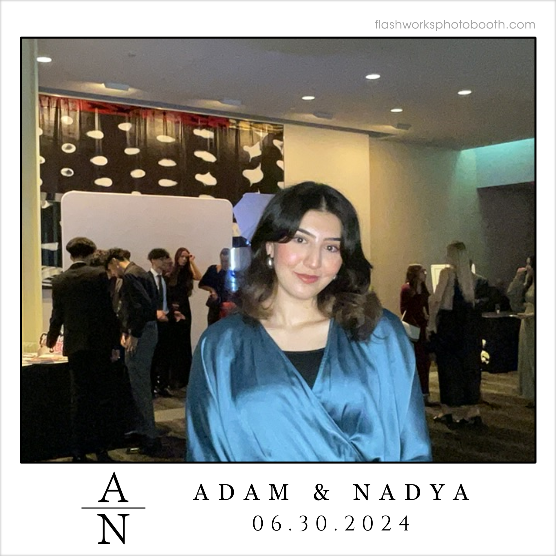 Adam & Nadya's Wedding | View more photos from the event at gallery.flashworksphotobooth.com/u/FlashworksPhotoboothInc/Adam-Nadyas-Wedding