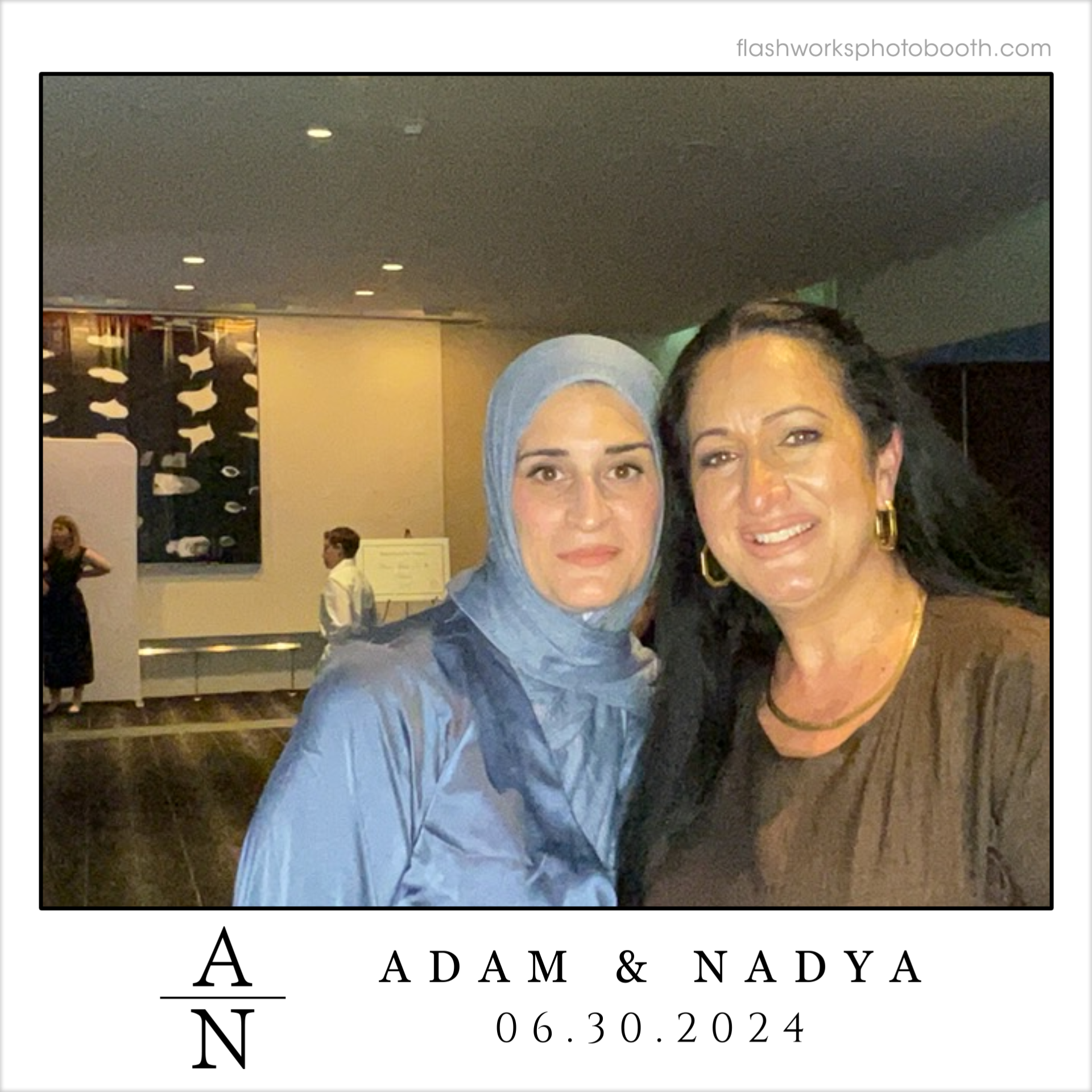 Adam & Nadya's Wedding | View more photos from the event at gallery.flashworksphotobooth.com/u/FlashworksPhotoboothInc/Adam-Nadyas-Wedding